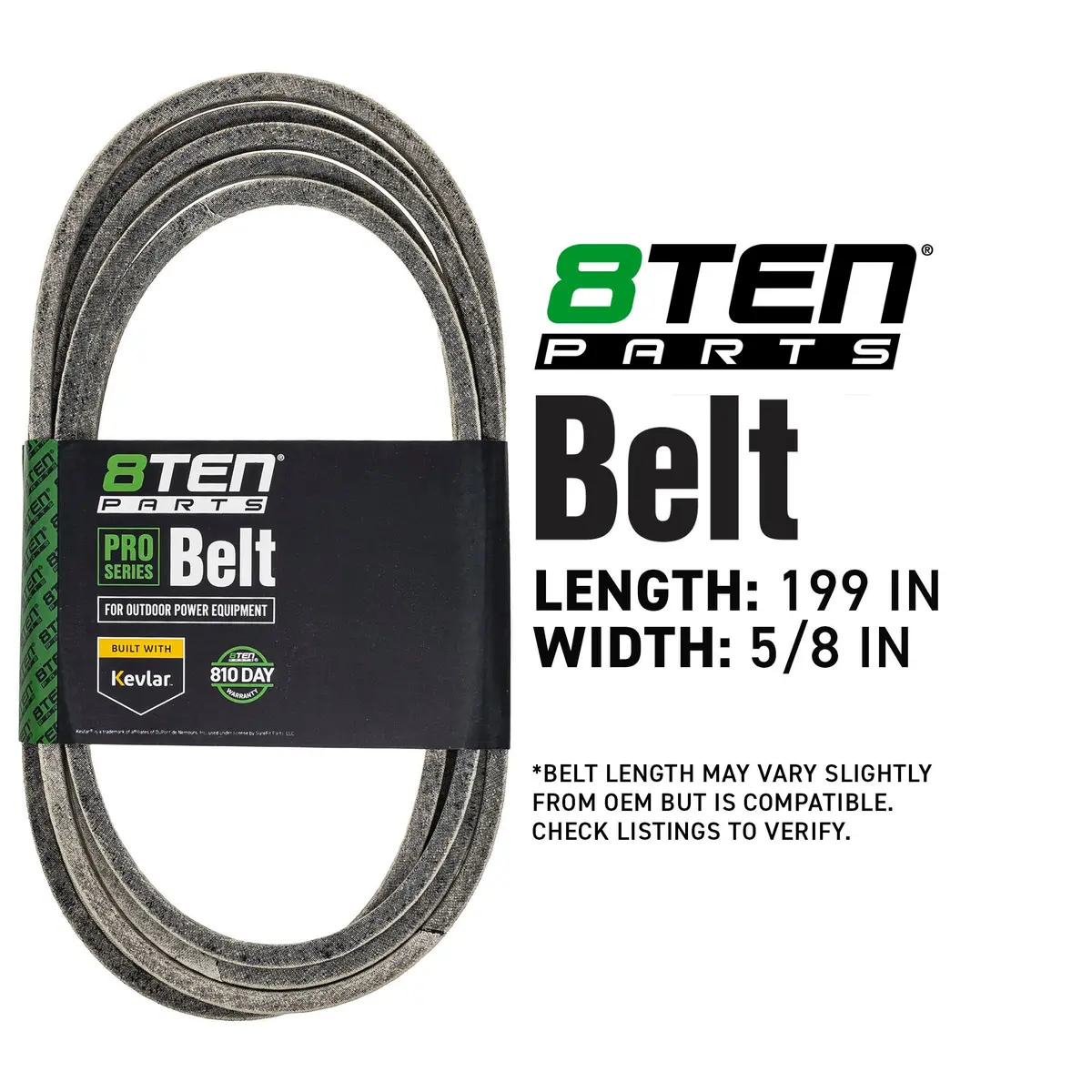 Belt With Kevlar® For Husqvarna 522740201 2