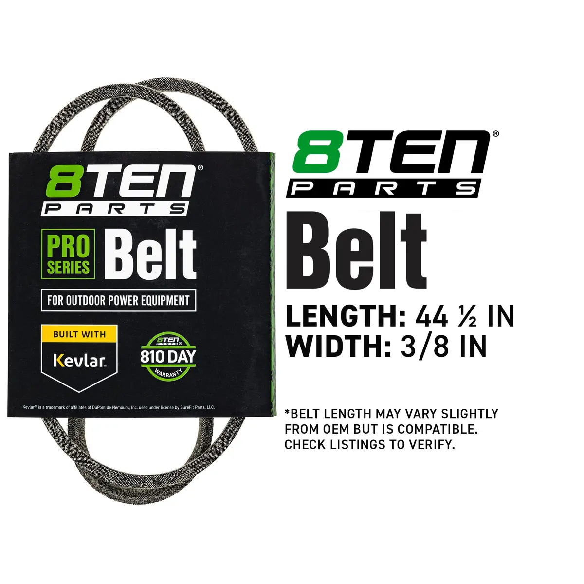 Belt With Kevlar® For Cub Cadet Yard-Man 954-0625A 954-0625 754-0625A 754-0625 954-0489 754-0489 2
