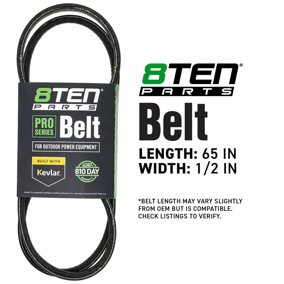 Belt With Kevlar® For John Deere Sabre Scotts M110312 Gy20572 2