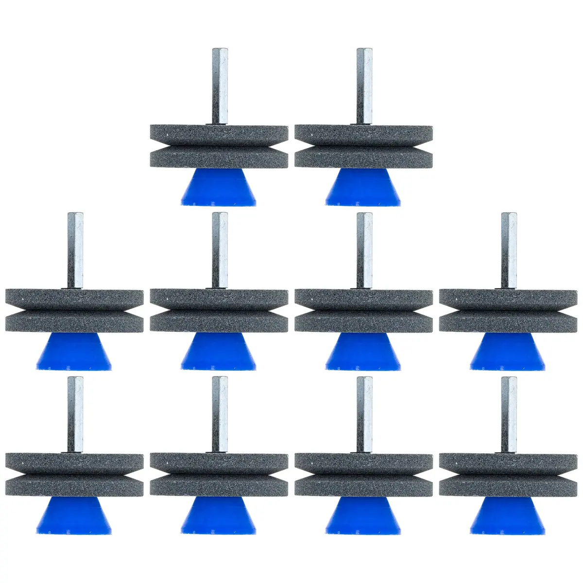 Mower Blade Grinder Stone Wheel Lawn Tractor Tools Hand Drill Attachment 10 Pack 1