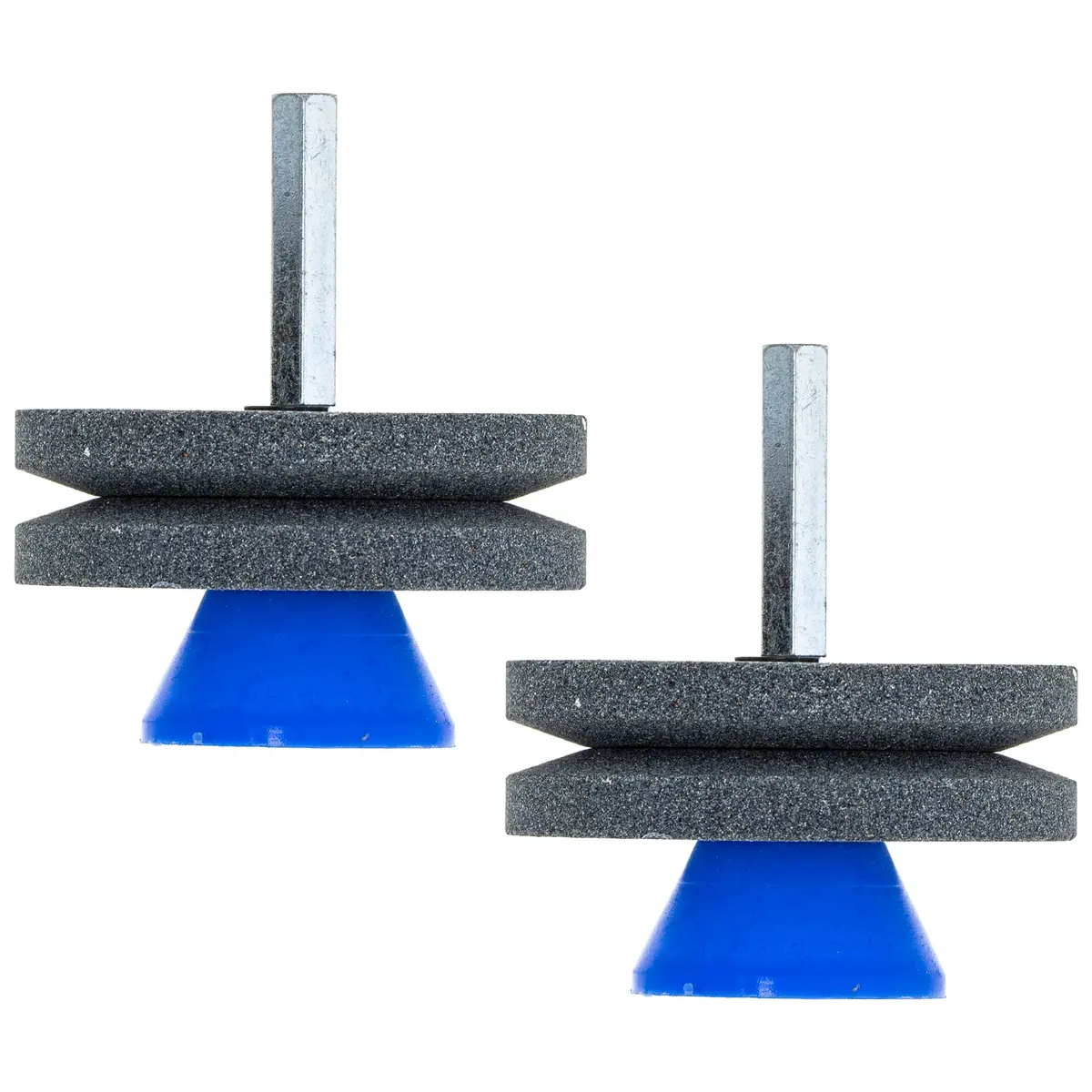 Mower Blade Grinder Stone Wheel Lawn Tractor Tools Hand Drill Attachment 2 Pack 1