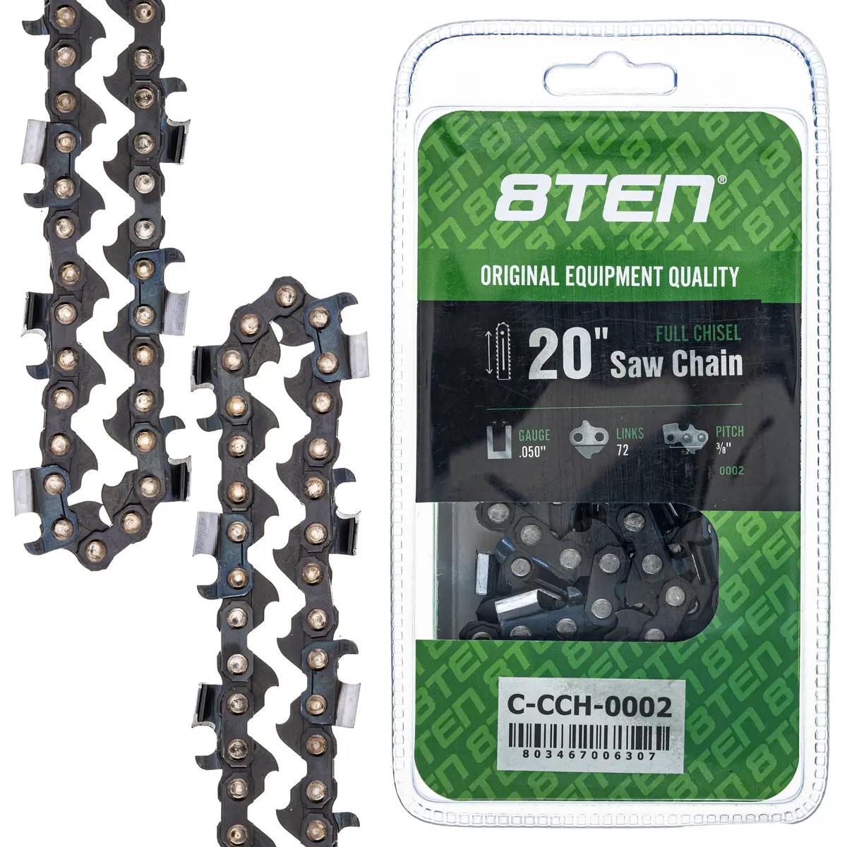Chainsaw Chain 20 Inch .050 3/8 72Dl For Husqvarna Poulan Pro Poulan 585550072 501842672 591129972 1