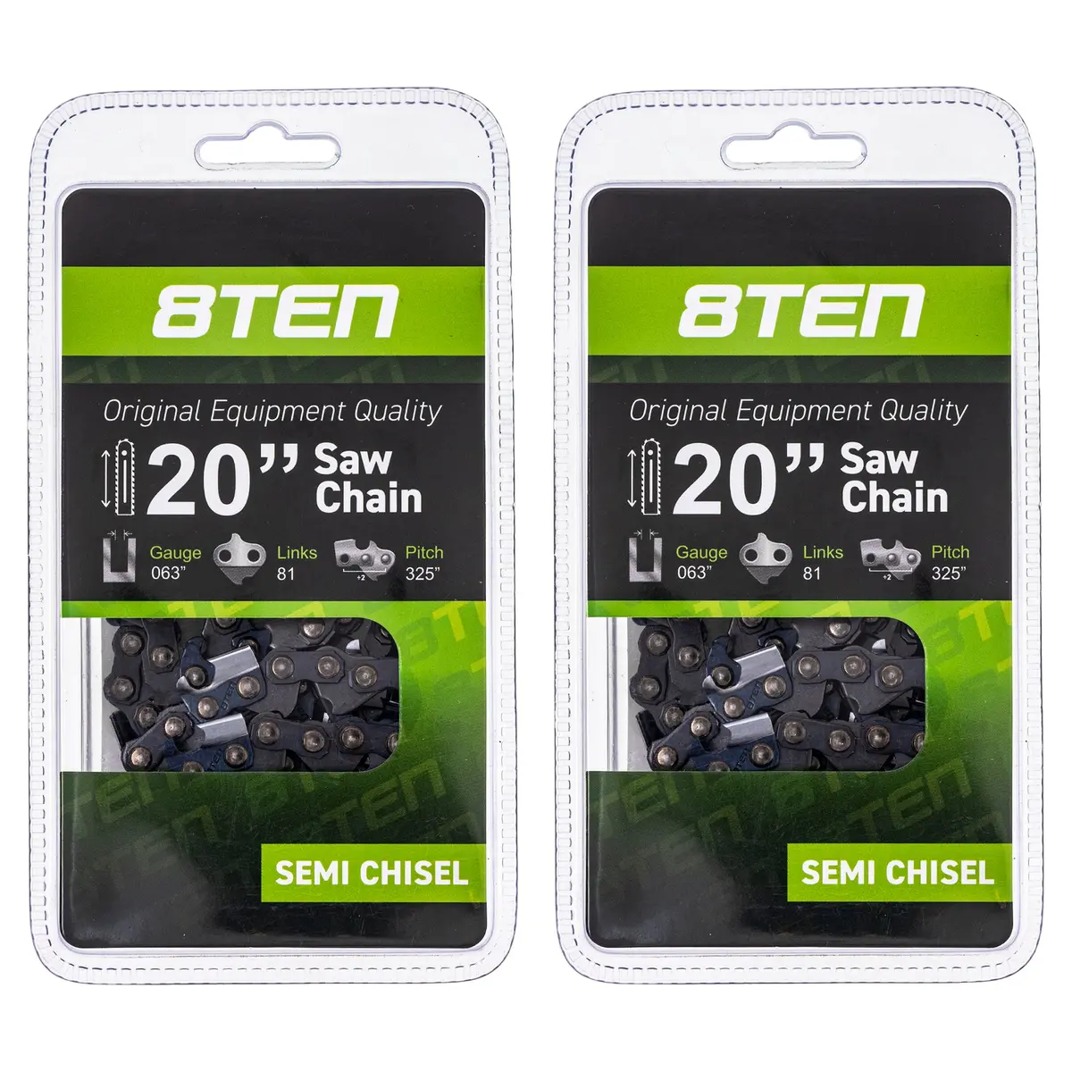 Chainsaw Chain 20 Inch .063 .325 81Dl For Stihl Solo Homelite 26Rm381 26Rsc81 501841781 591104281 | 2-Pack 1