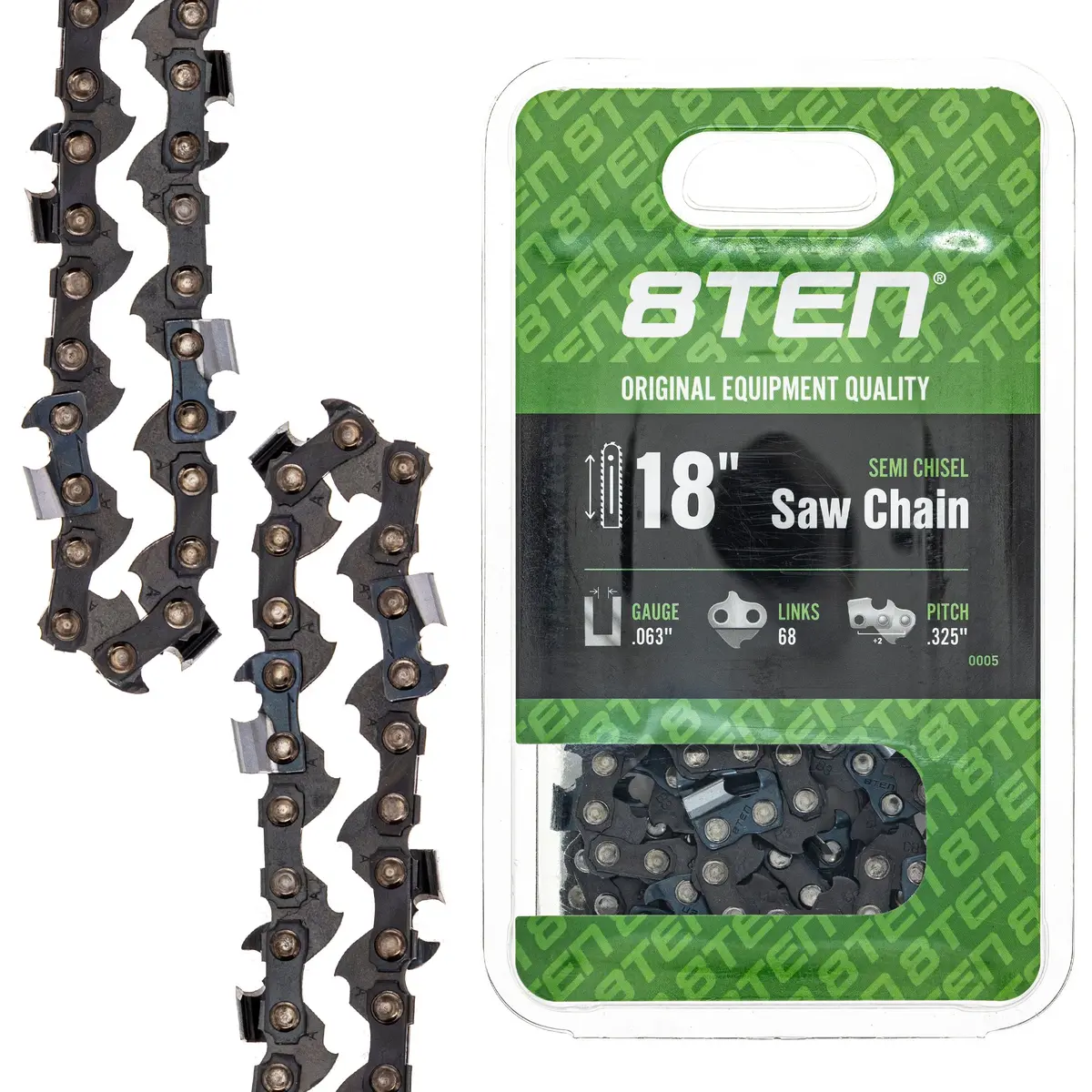 Chainsaw Chain 18 Inch .063 .325 68Dl For Stihl Homelite 36390050068 26Rs68 26Rs68e 501841768 | 5-Pack 2