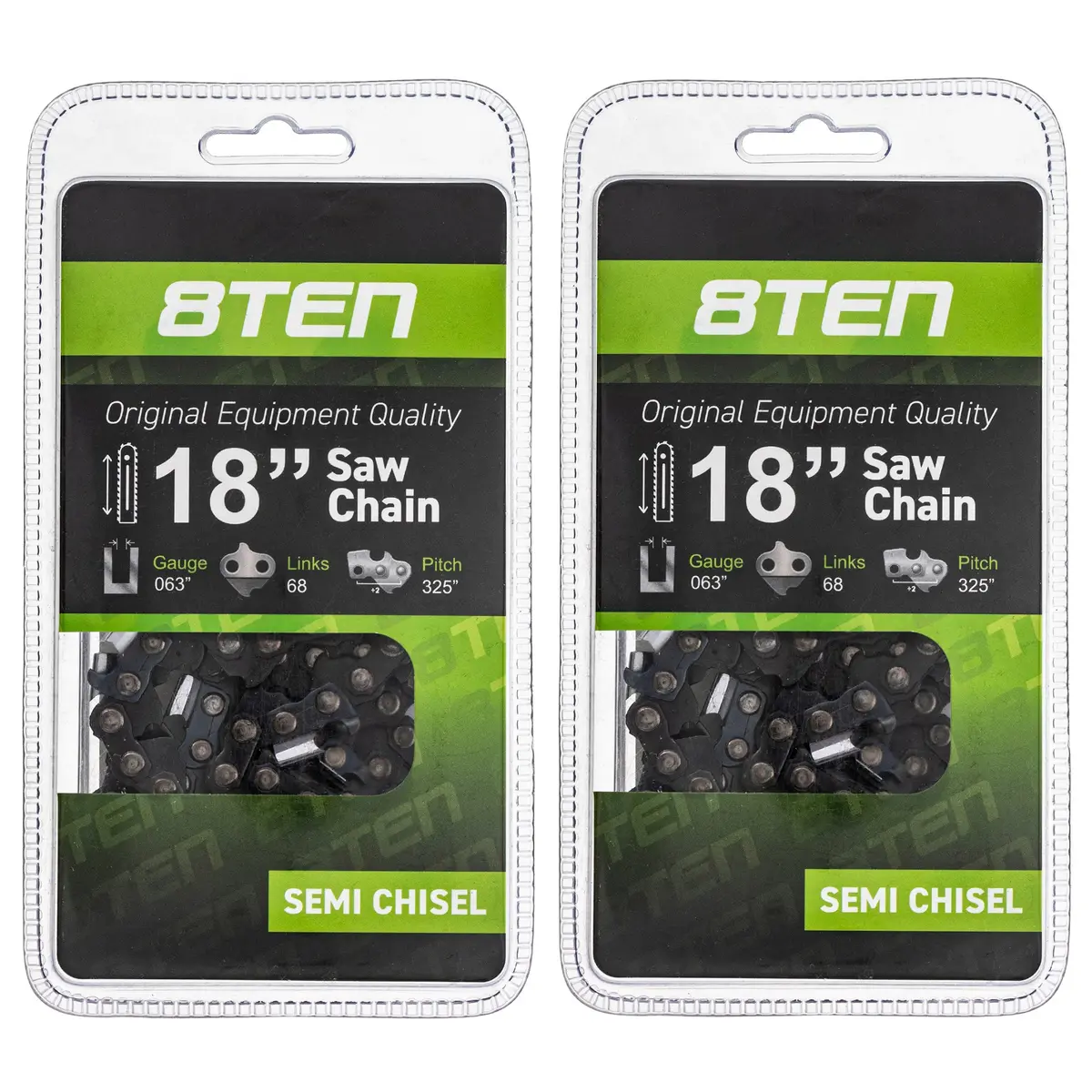 Chainsaw Bar & 2 Chains Kit 18 Inch For Stihl Homelite Mk1002903 1