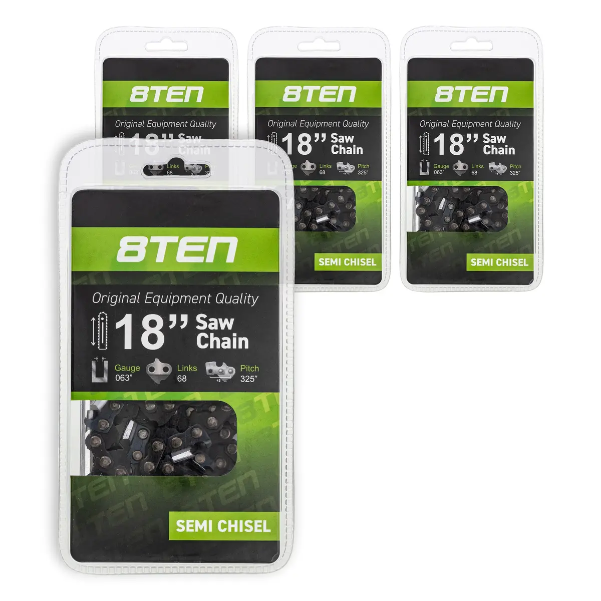 Chainsaw Chain 18 Inch .063 .325 68Dl For Stihl Homelite 36390050068 26Rs68 26Rs68e 501841768 | 4-Pack 1