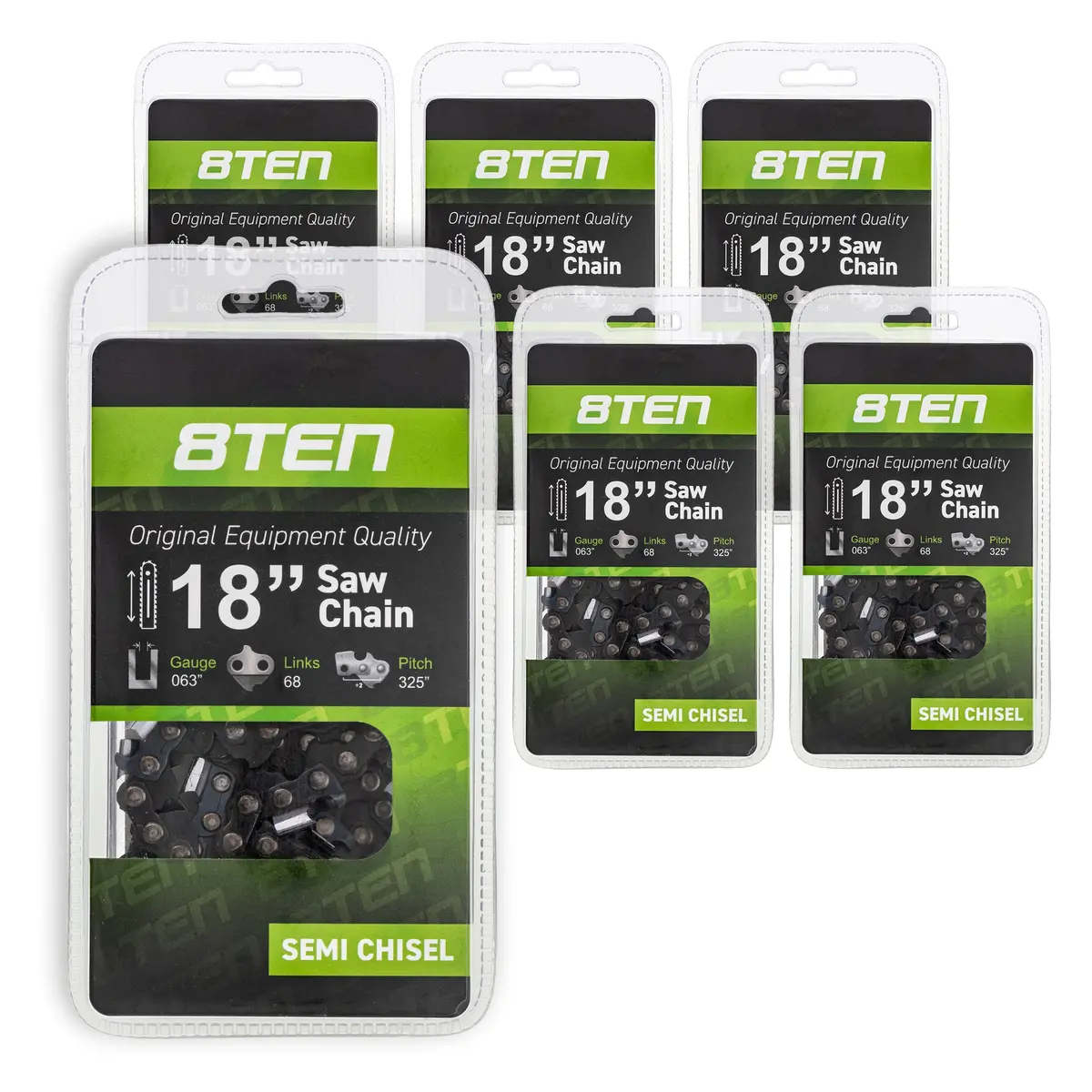 Chainsaw Chain 18 Inch .063 .325 68Dl For Stihl Homelite 36390050068 26Rs68 26Rs68e 501841768 | 6-Pack 1