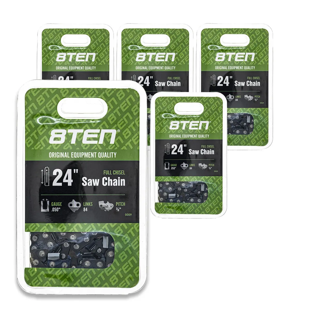 Chainsaw Chain 24 Inch .050 3/8 84Dl For Husqvarna Jonsered Poulan 501842584 72Lpx84cq 591119484 | 5-Pack 1