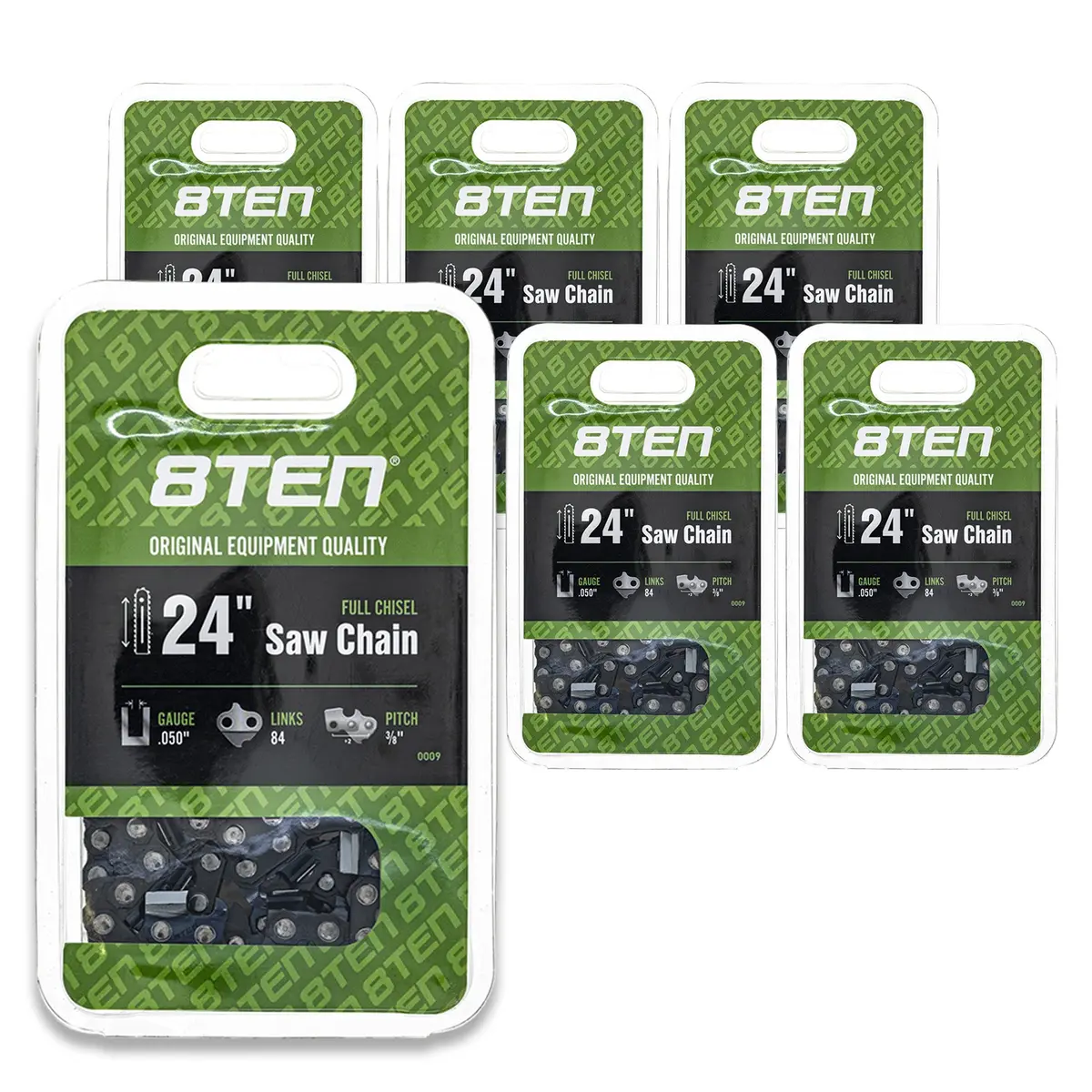 Chainsaw Chain 24 Inch .050 3/8 84Dl For Husqvarna Jonsered Poulan 501842584 72Lpx84cq 591119484 | 6-Pack 1