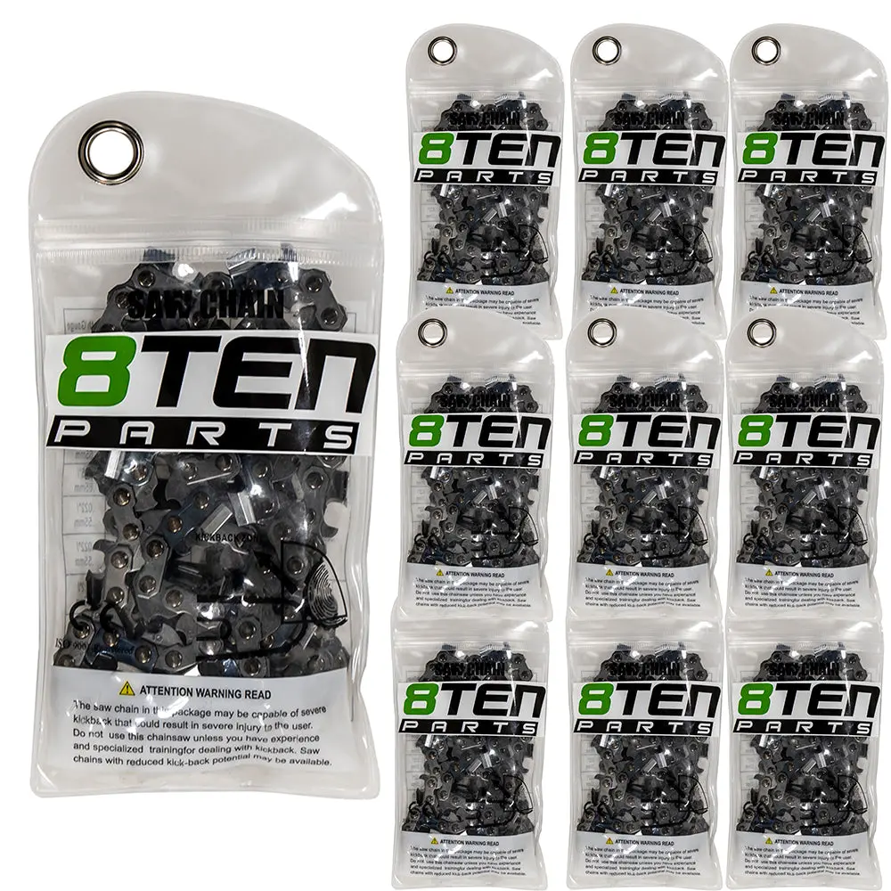 Chainsaw Chain 16 Inch .050 3/8 56Dl For Husqvarna 501847056 585422156 608100179 591106056 501846956 | 10-Pack 1