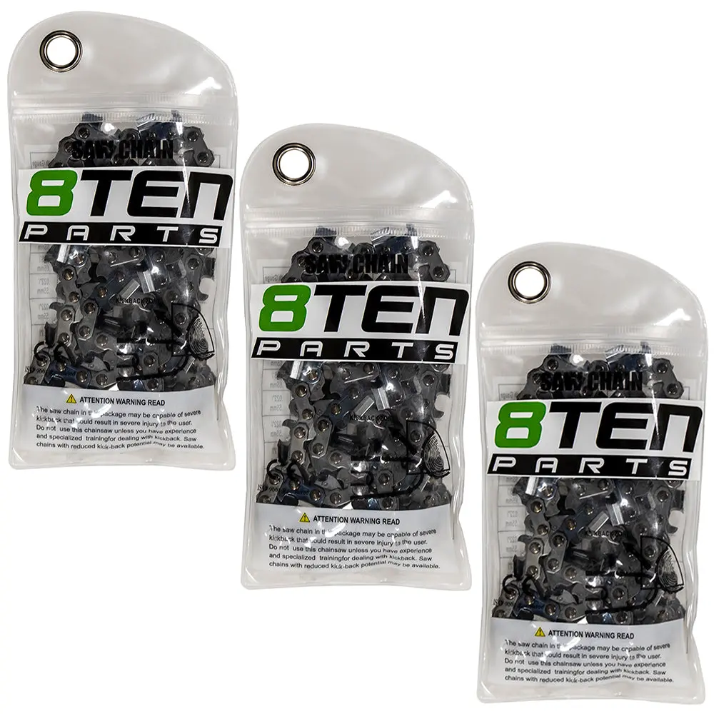 Chainsaw Chain 16 Inch .050 3/8 56Dl For Husqvarna 501847056 585422156 608100179 591106056 501846956 | 3-Pack 1