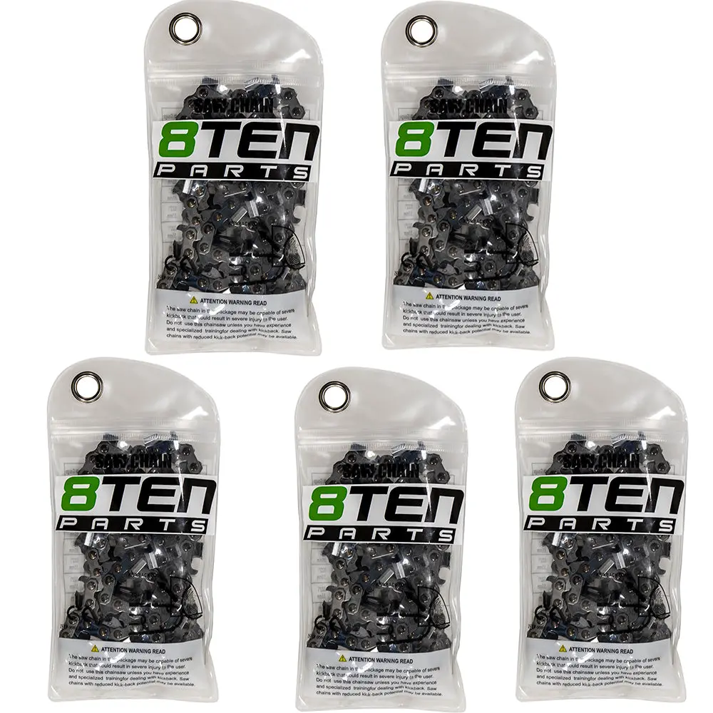 Chainsaw Chain 16 Inch .050 3/8 56Dl For Husqvarna 501847056 585422156 608100179 591106056 501846956 | 5-Pack 1