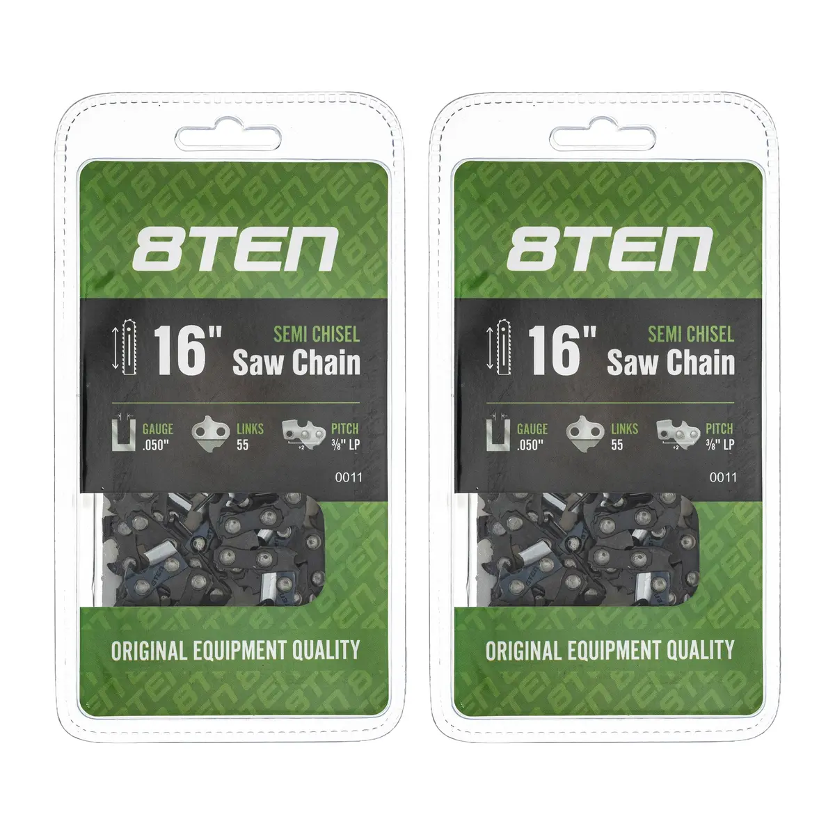 Chainsaw Chain 16 Inch .050 3/8 55Dl For Stihl Homelite 63Pm55 63Pm55e 501847055 63Pm355e S93g55 | 2-Pack 1