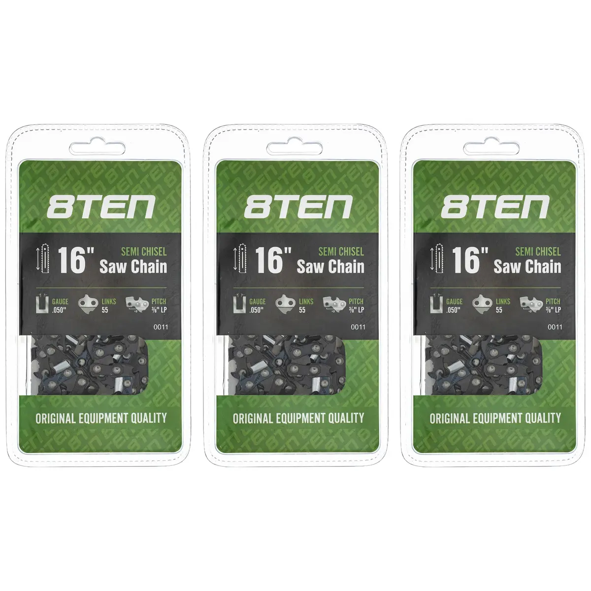 Chainsaw Chain 16 Inch .050 3/8 55Dl For Stihl Homelite 63Pm55 63Pm55e 501847055 63Pm355e S93g55 | 3-Pack 1