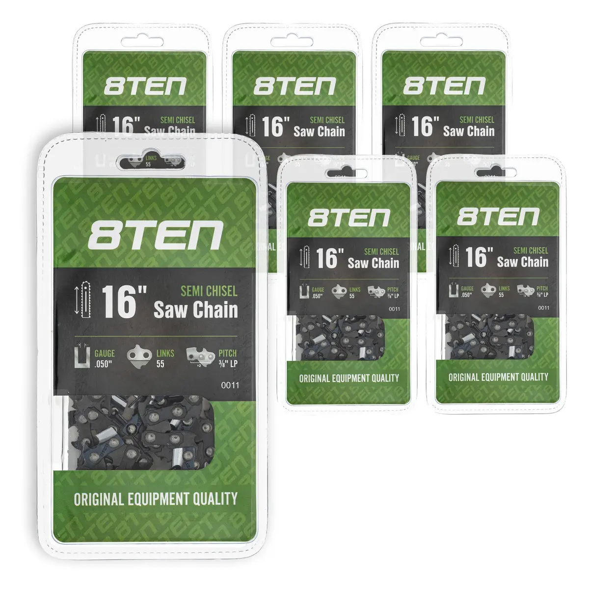 Chainsaw Chain 16 Inch .050 3/8 55Dl For Stihl Homelite 63Pm55 63Pm55e 501847055 63Pm355e S93g55 | 6-Pack 1