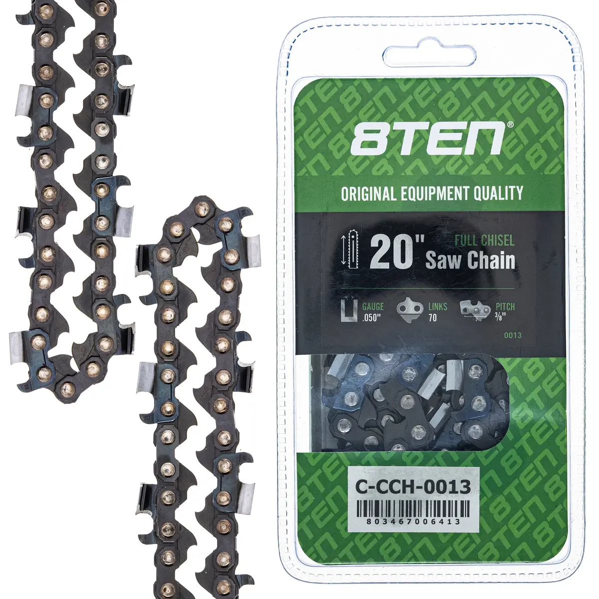 Chainsaw Chain 20 Inch .050 3/8 70Dl For Echo 72Lpx70cq 33Rs70e 501842670 33Rs70 H4670 591129970 | 10-Pack 2