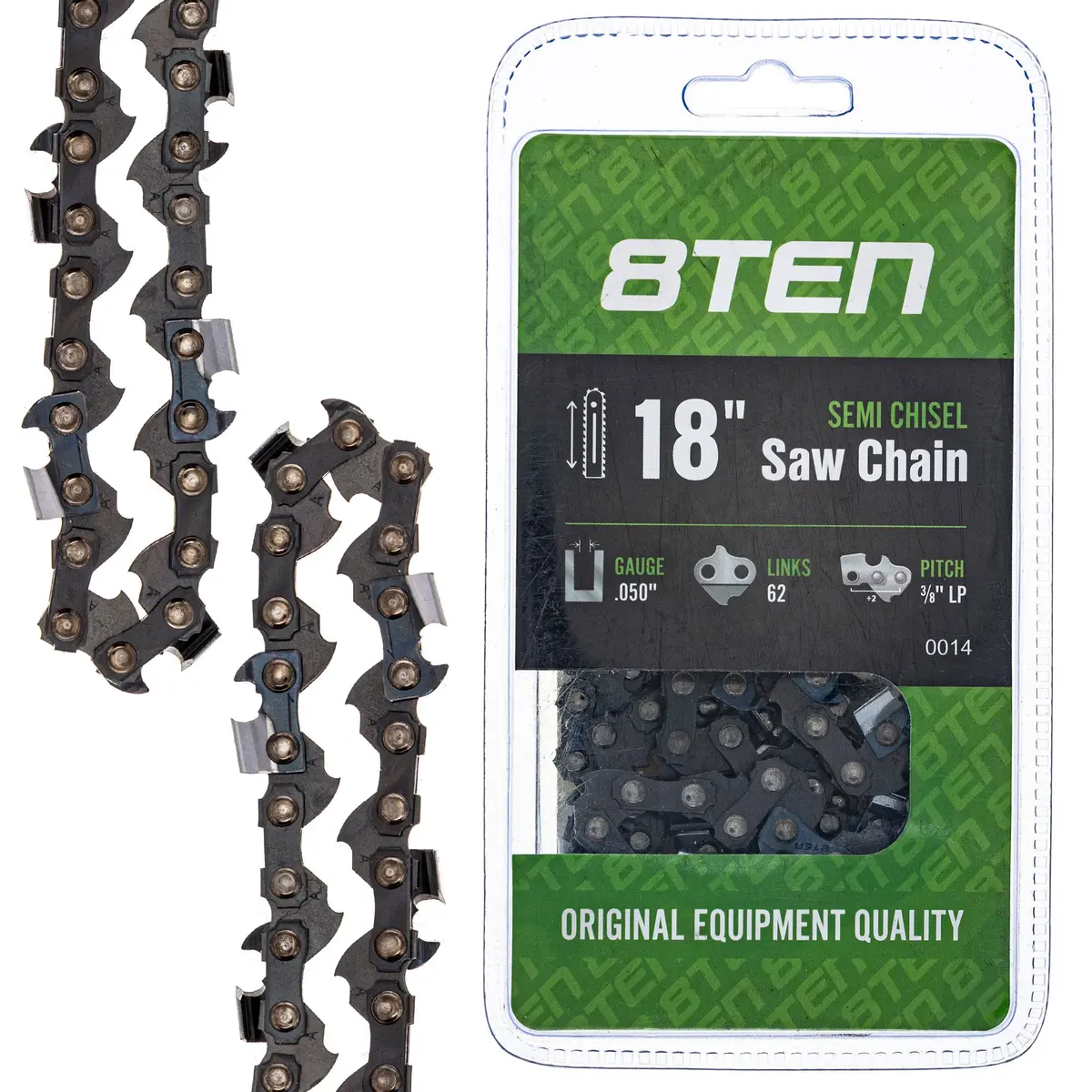 Chainsaw Chain 18 Inch .050 3/8 62Dl For Echo 91Px62cq 63Pm3 576936562 501847062 585422162 63Pm62e 1