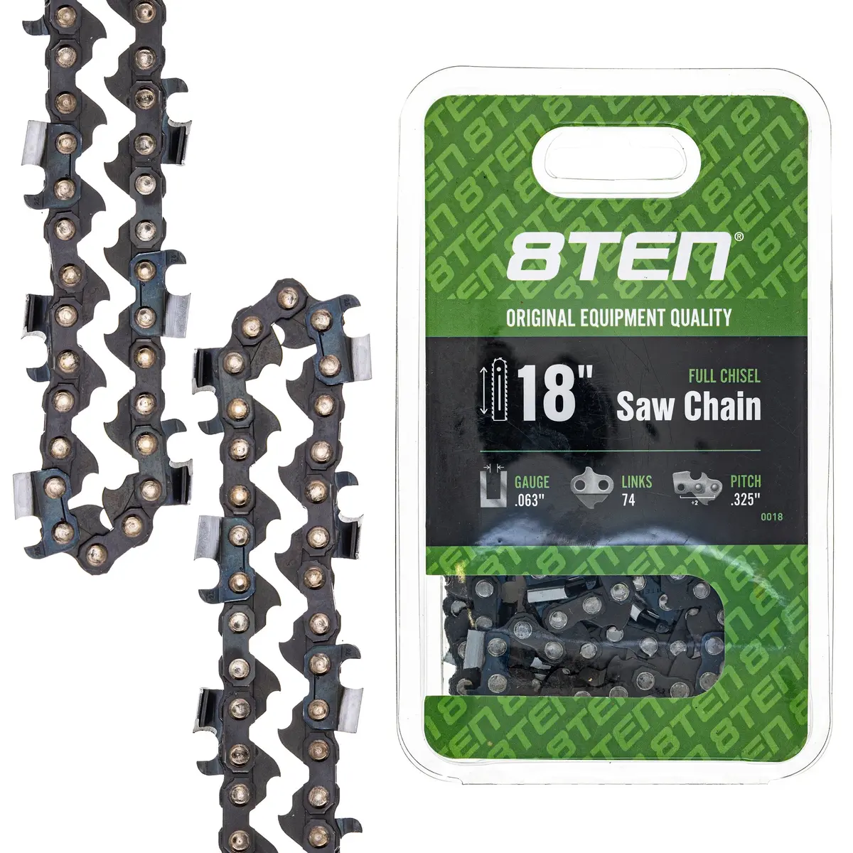 Chainsaw Chain 18 Inch .063 .325 74Dl For Husqvarna 591104274 501841774 H2874 36390050074 26Rs74e 1