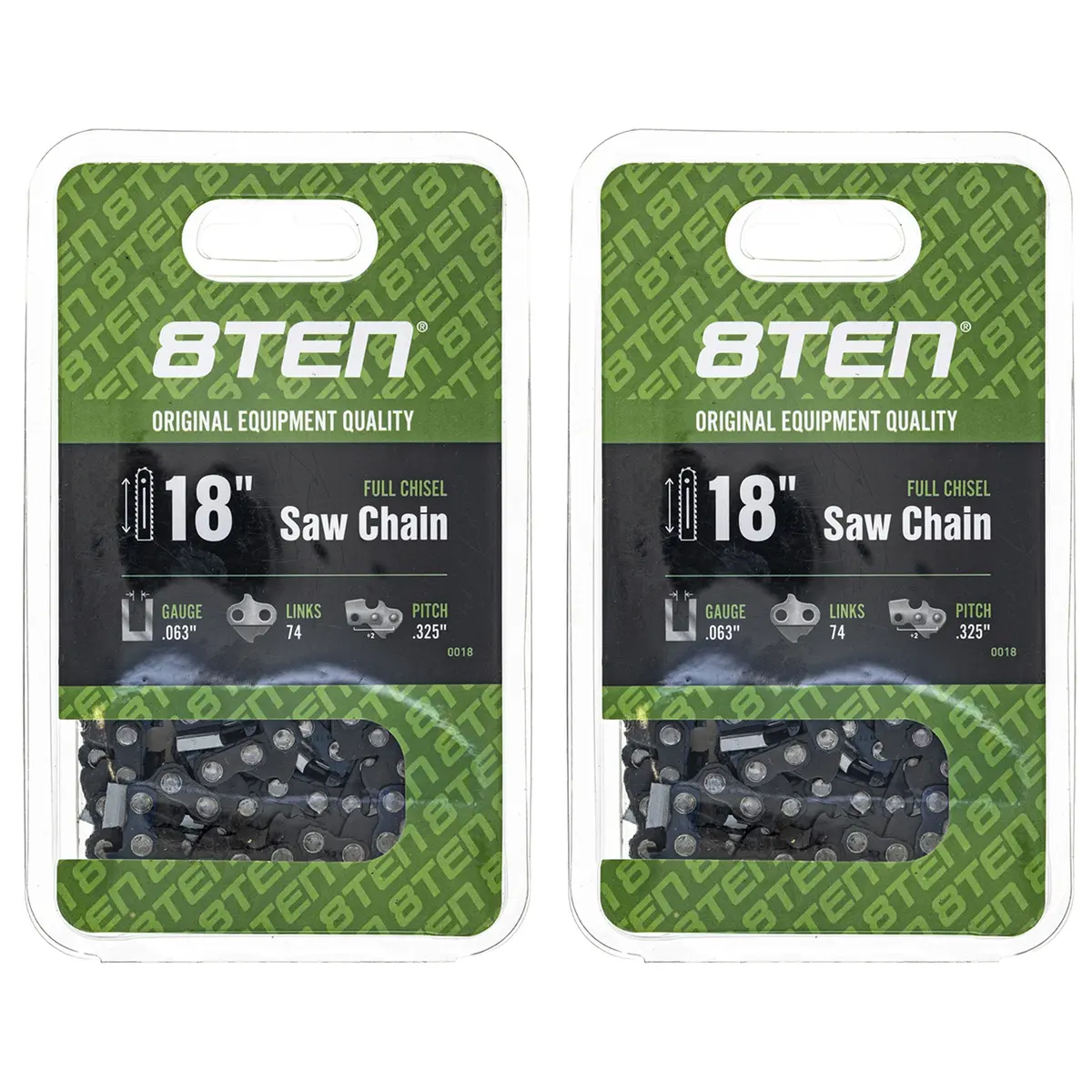 Chainsaw Chain 18 Inch .063 .325 74Dl For Husqvarna 591104274 501841774 H2874 36390050074 26Rs74e | 2-Pack 1