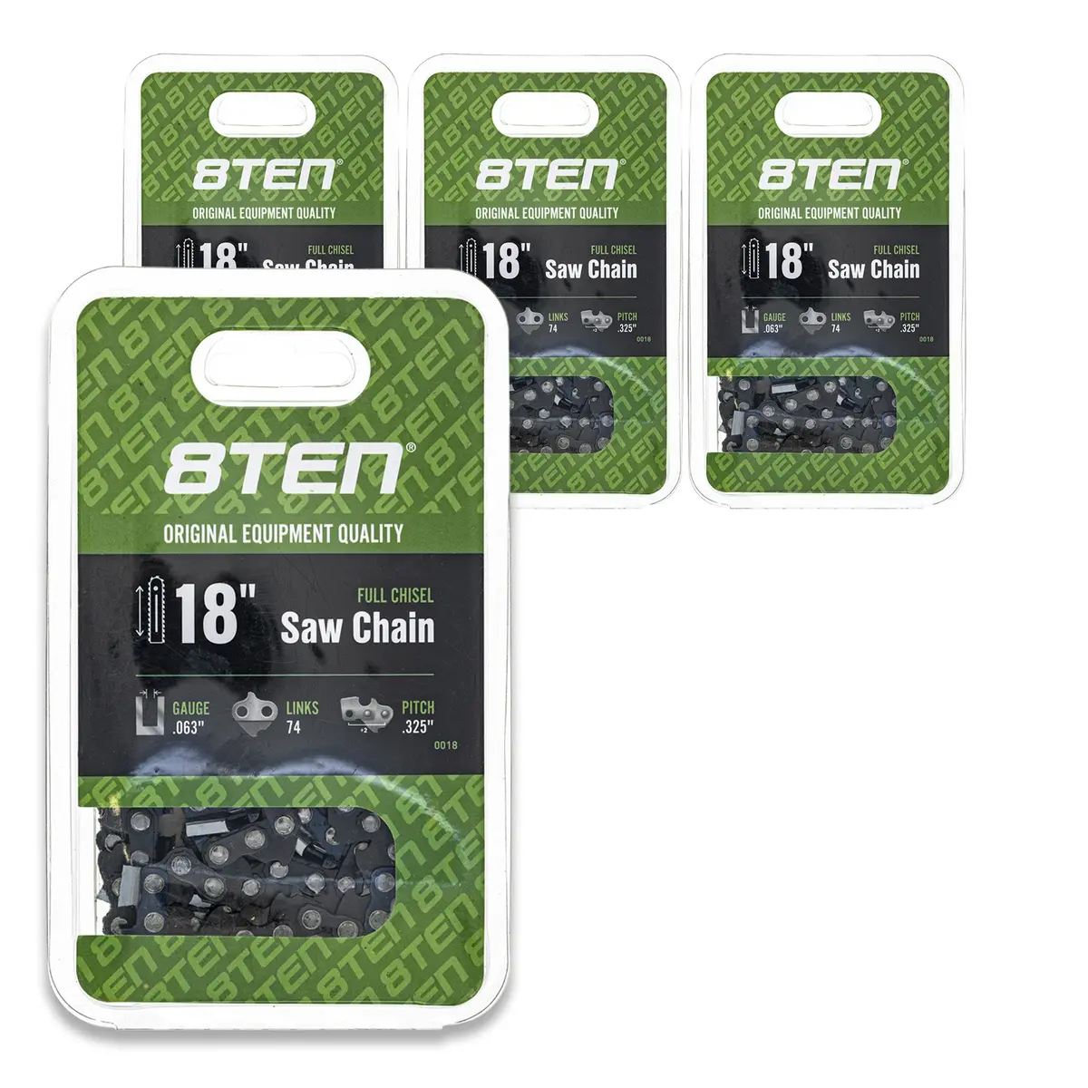 Chainsaw Chain 18 Inch .063 .325 74Dl For Husqvarna 591104274 501841774 H2874 36390050074 26Rs74e | 4-Pack 1