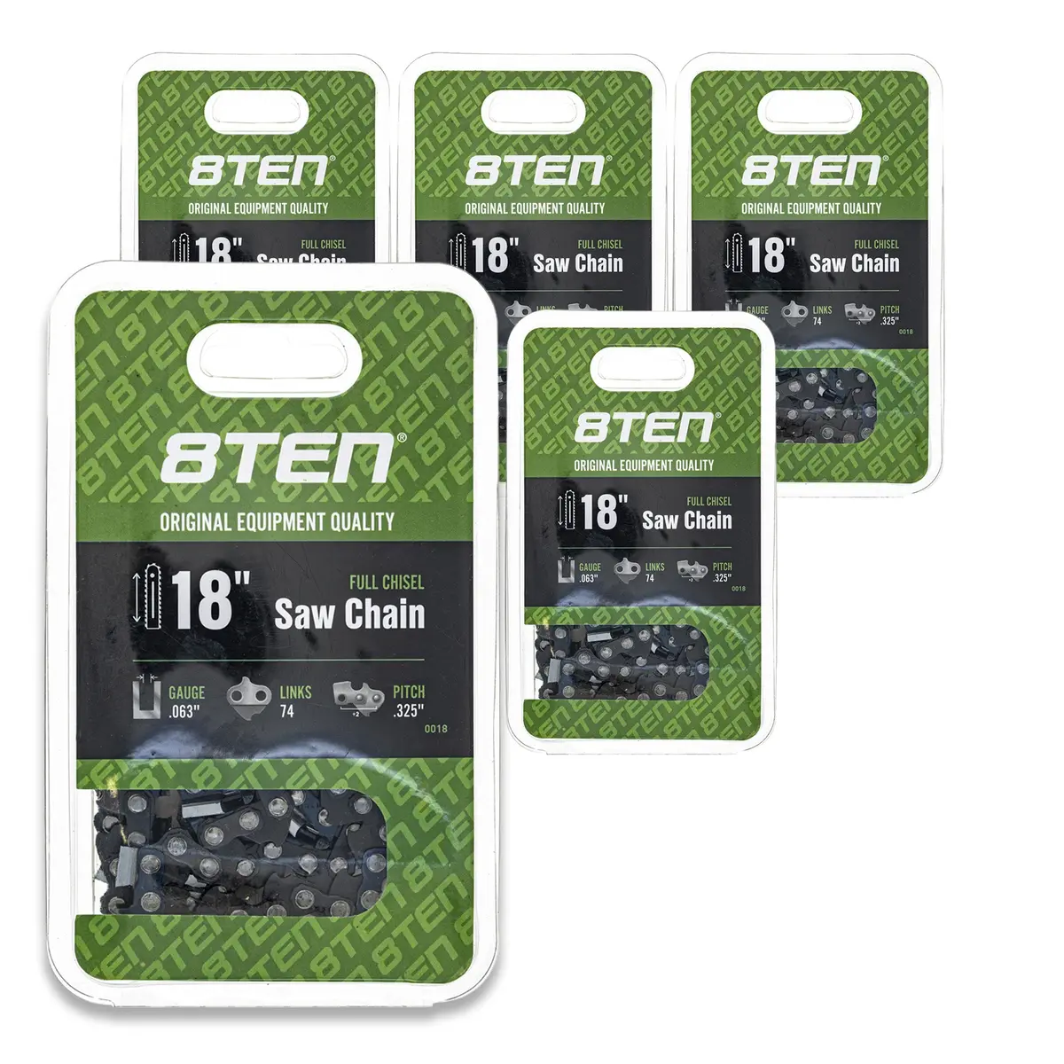 Chainsaw Chain 18 Inch .063 .325 74Dl For Husqvarna 591104274 501841774 H2874 36390050074 26Rs74e | 5-Pack 1