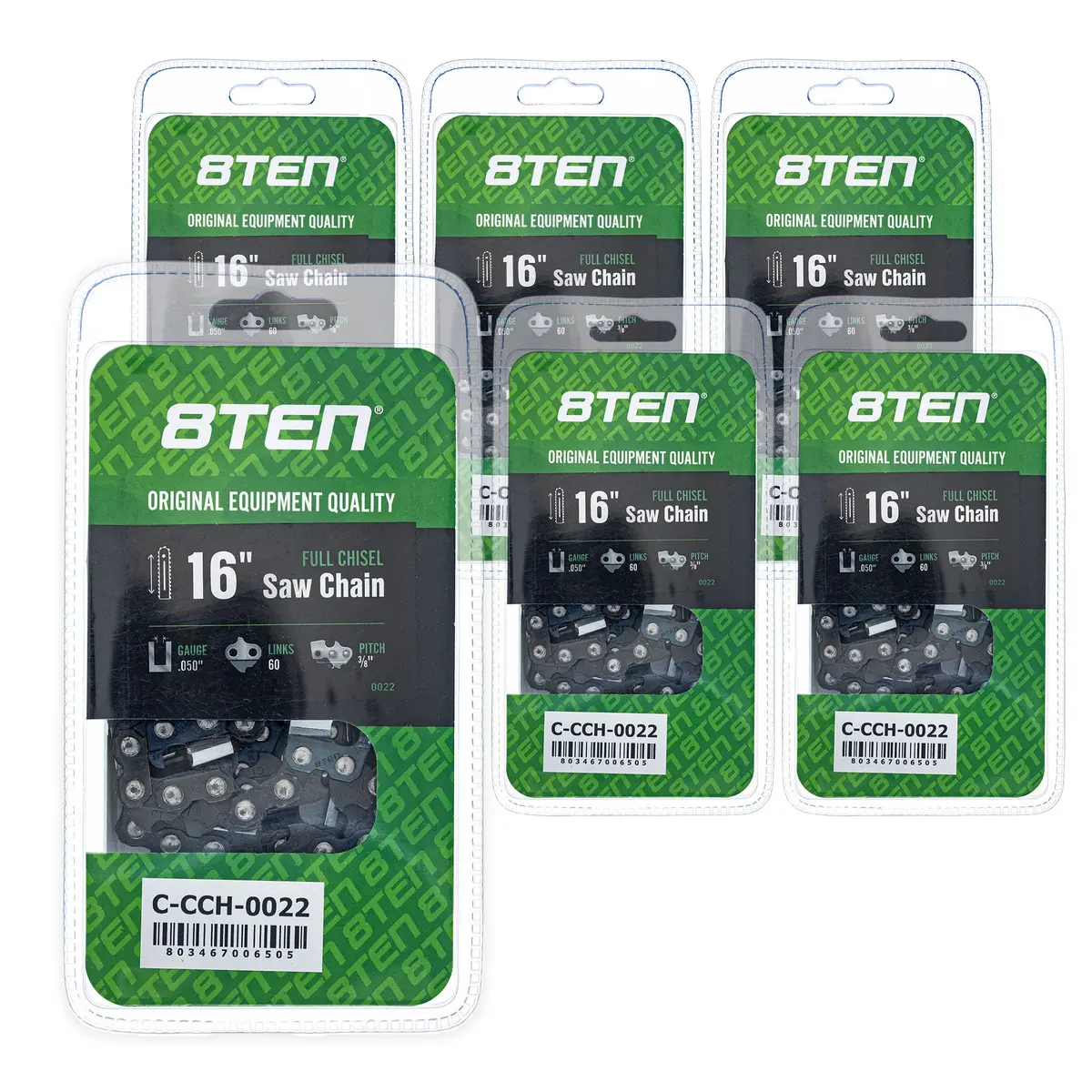 Chainsaw Chain 16 Inch .050 3/8 60Dl For Stihl Solo Homelite 501842660 608100029 591129960 | 6-Pack 1