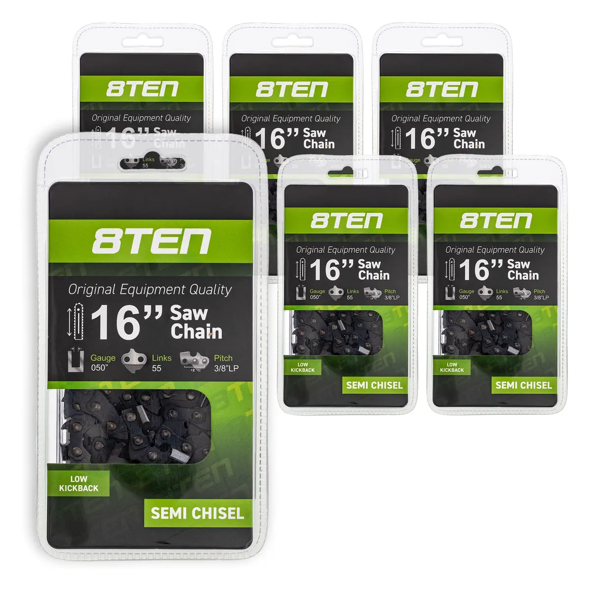 Chainsaw Chain 16 Inch .050 .375 55Dl For Stihl Homelite 63Pm55e 501847055 63Pm355e S93g55 63Pm355 | 6-Pack 1
