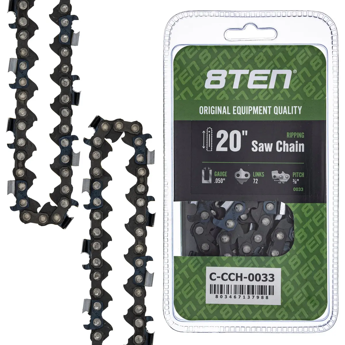 Chainsaw Chain 20 Inch .050 3/8 72Dl For Husqvarna 591132372 501846572 585550072 501842572 501842772 2