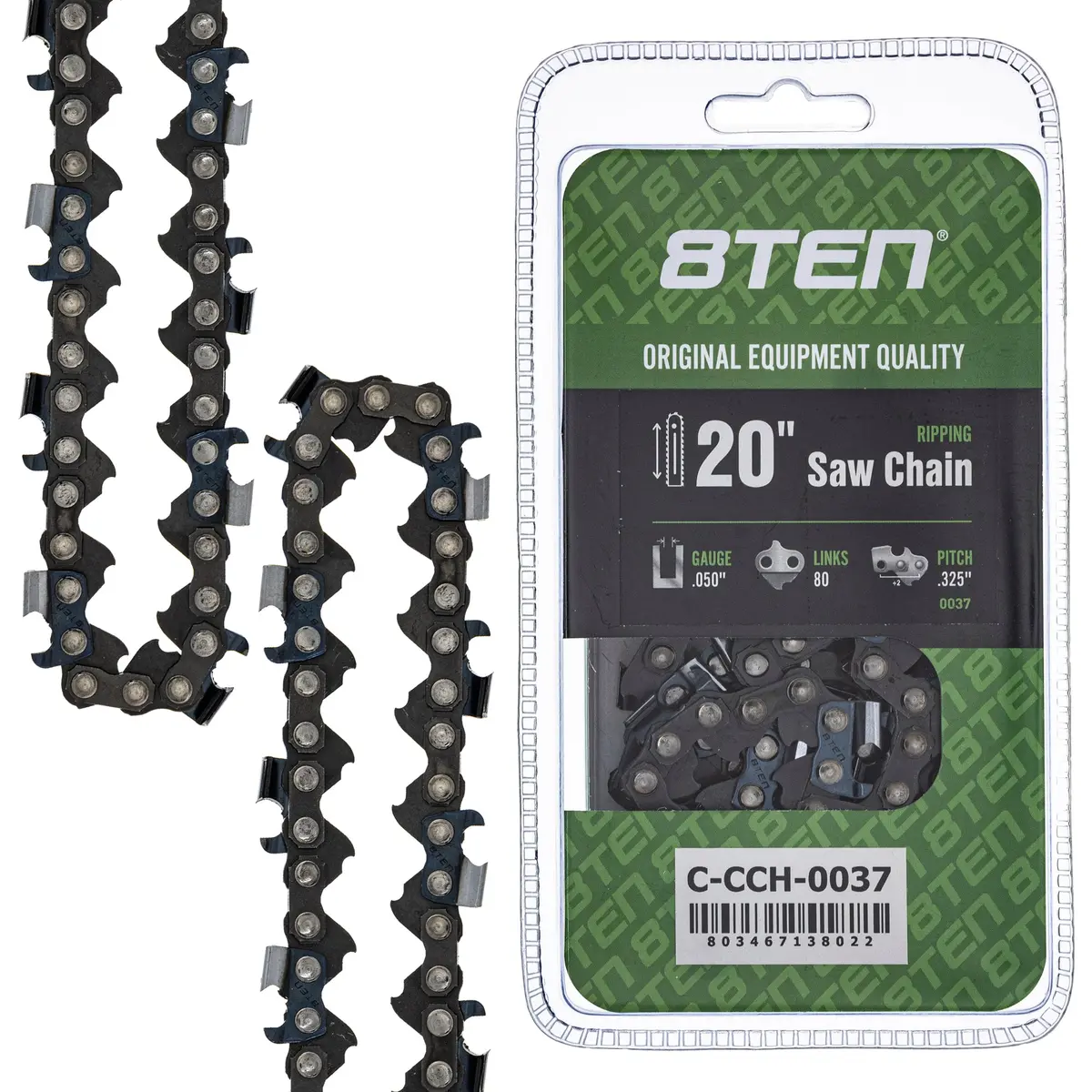 Chainsaw Chain 20 Inch .050 .325 80Dl For Echo 501840880 591095780 20Lpx080g 501840680 581643680 1
