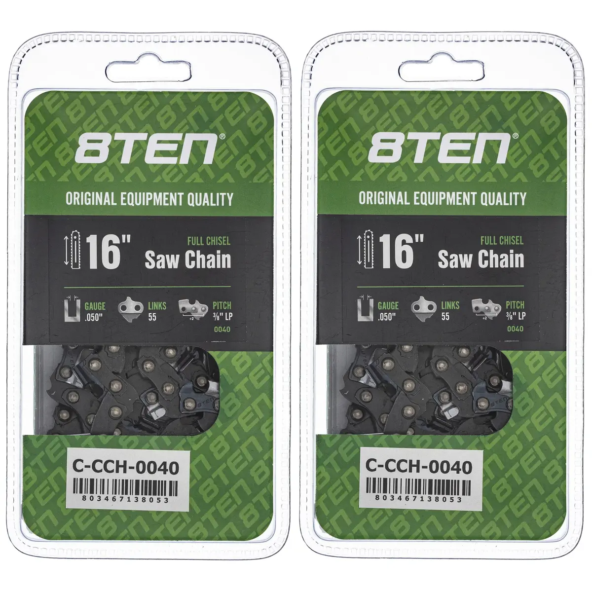 Chainsaw Chain 16 Inch .050 3/8 Lp 55Dl For Stihl Homelite 91Vxl055g 91Pxl055g 91Px055g 63Pm55e | 2-Pack 1