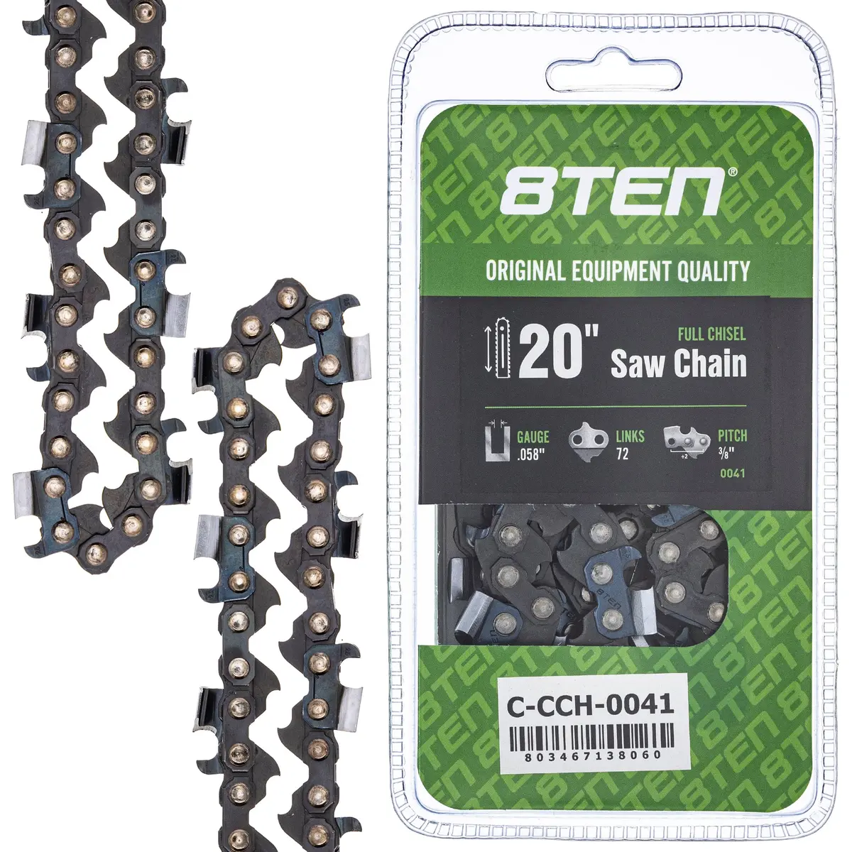 Chainsaw Chain 20 Inch .058 3/8 72Dl For Husqvarna 73Exl072g 581626972 591152572 501842872 501841472 1