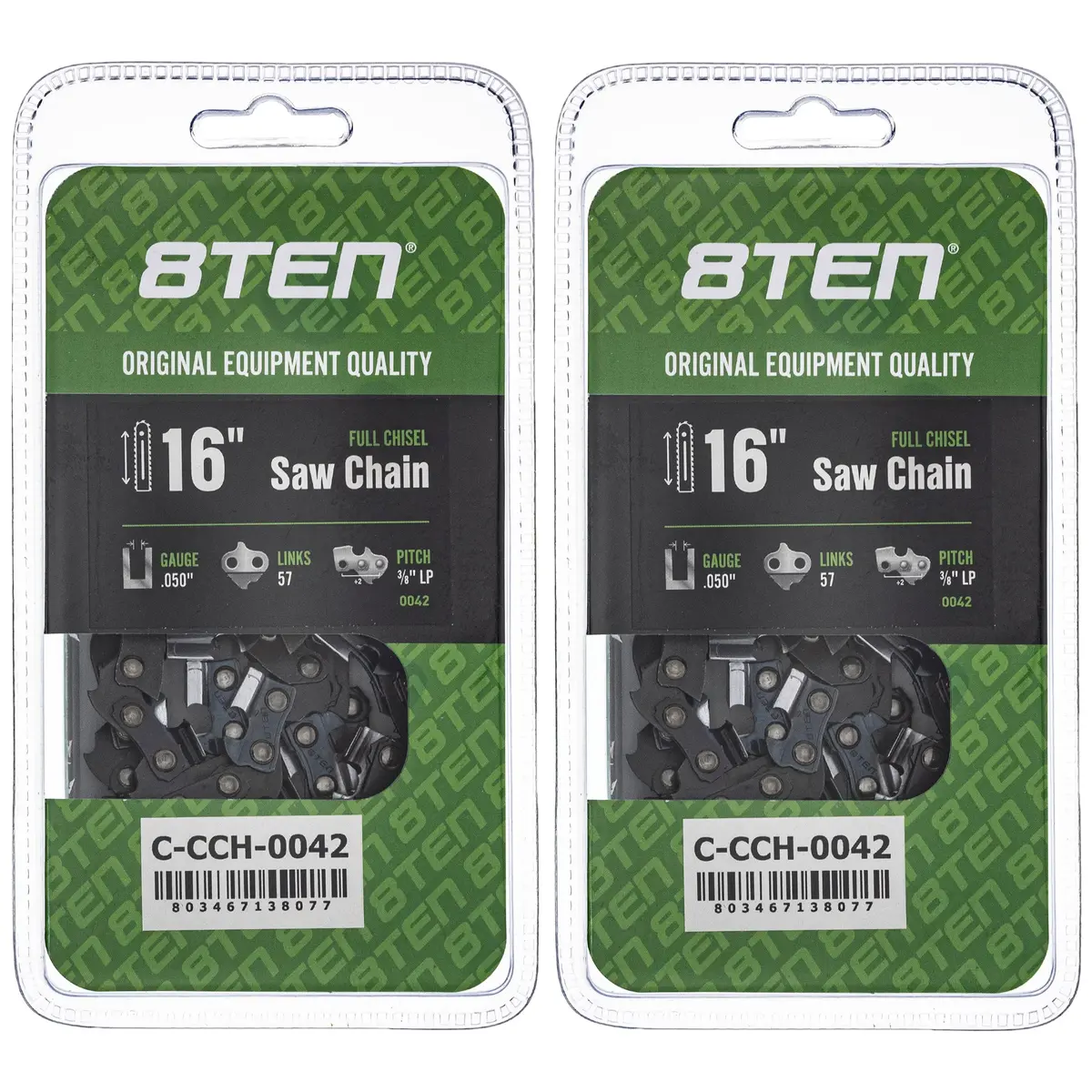 Chainsaw Chain 16 Inch .050 3/8 Lp 57Dl For Echo 91Px57cq 91Vxl057g 91Px057g 91Pxl057g 91Pxl57cq | 2-Pack 1