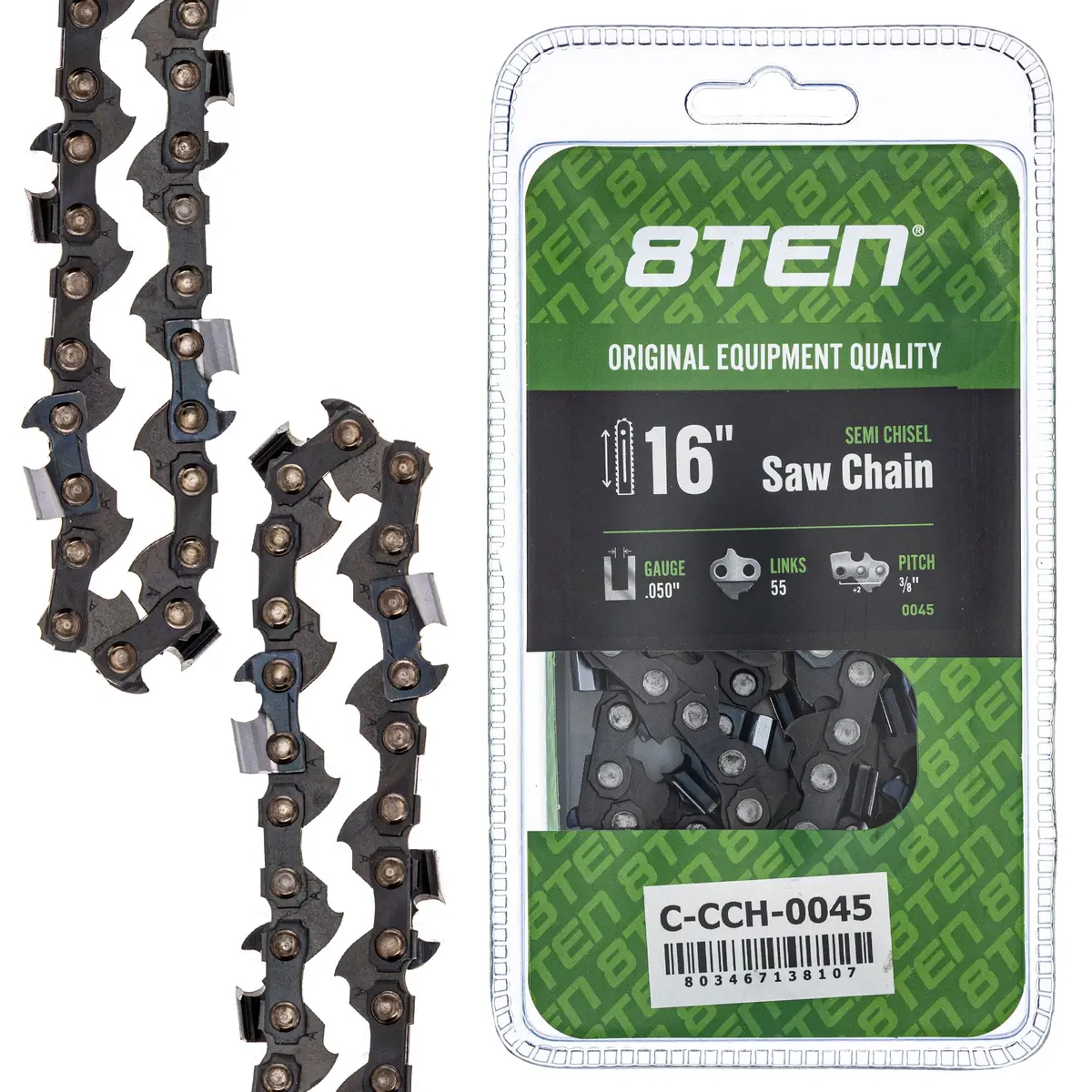 Chainsaw Chain 16 Inch .050 3/8 55Dl For Stihl Homelite 91Vxl055g 91Pxl055g 91Px055g 501847055 1
