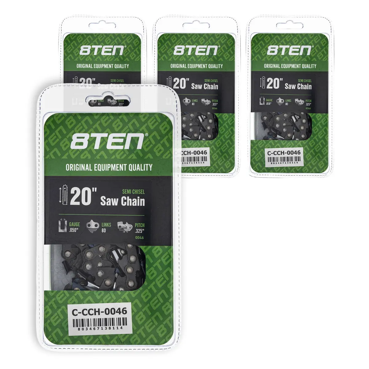 Chainsaw Chain 20 Inch .050 .325 80Dl For 501840880 591095780 20Lpx080g 501840680 581643680 | 4-Pack 1