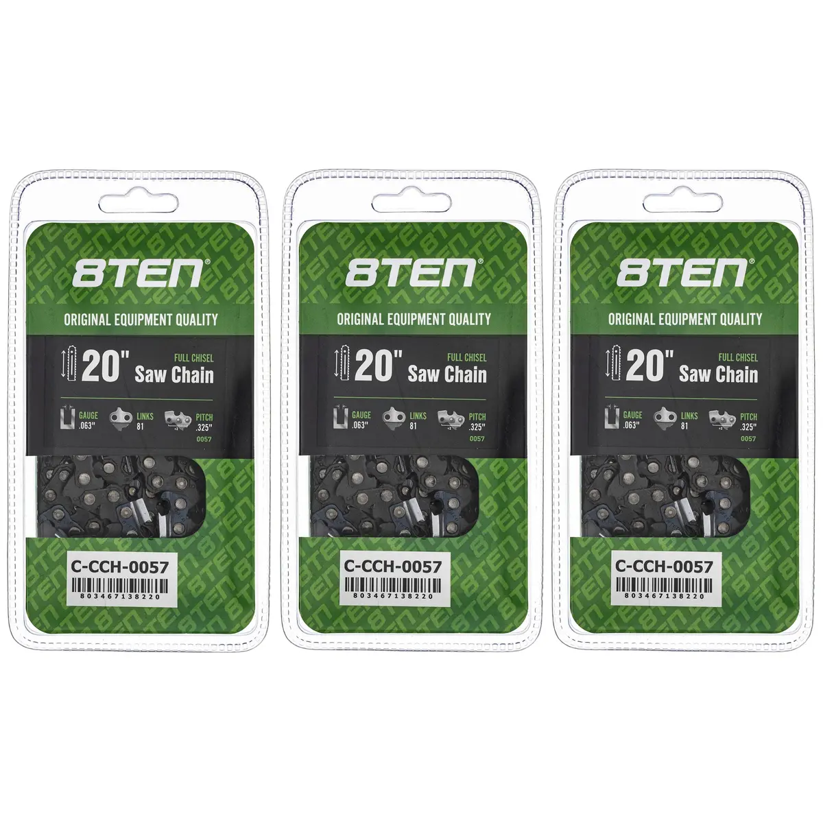 Chainsaw Chain 20 Inch .063 .325 81Dl For Husqvarna 22Bpx081g 22Lpx081g 26Rm381 26Rsc81 22Lgx081g | 3-Pack 1