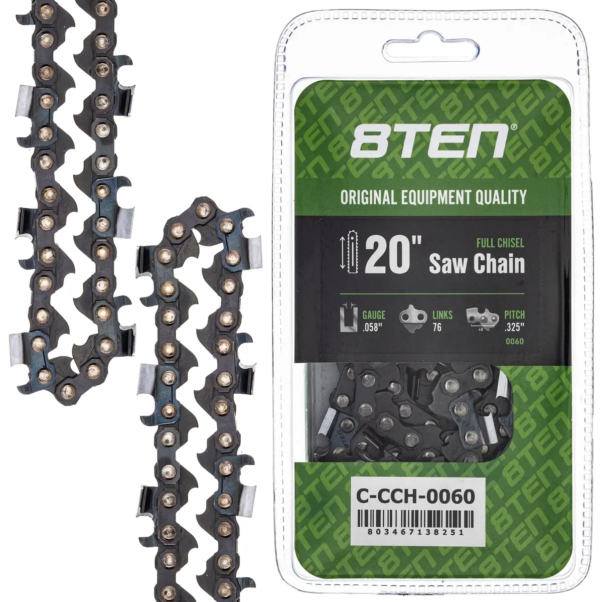 Chainsaw Chain 20 Inch .058 .325 76Dl For Stihl 21Lpx076g 36880050076 25Rm376e 1
