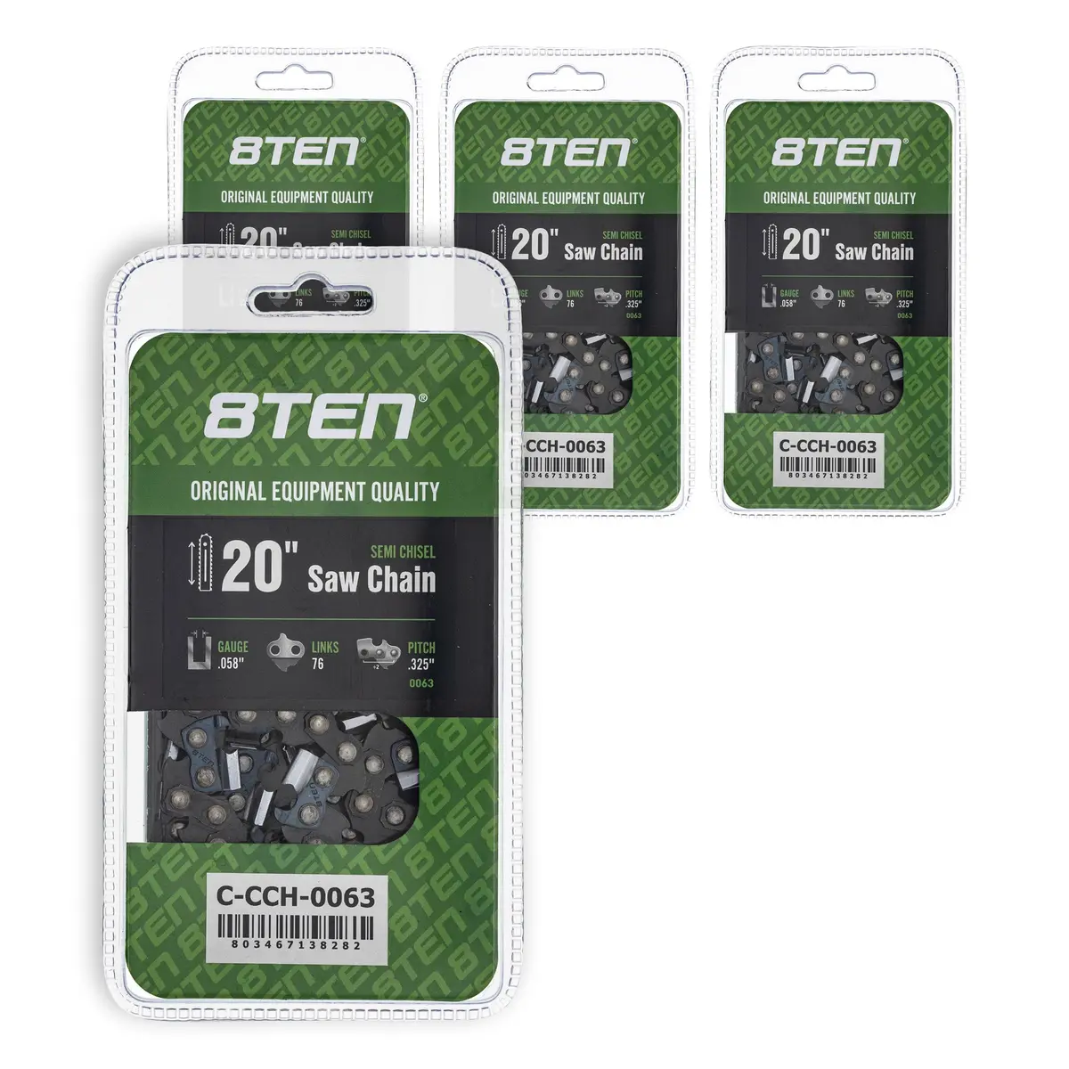 Chainsaw Chain 20 Inch .058 .325 76Dl For Stihl 21Lpx076g 36880050076 25Rm376e | 4-Pack 1