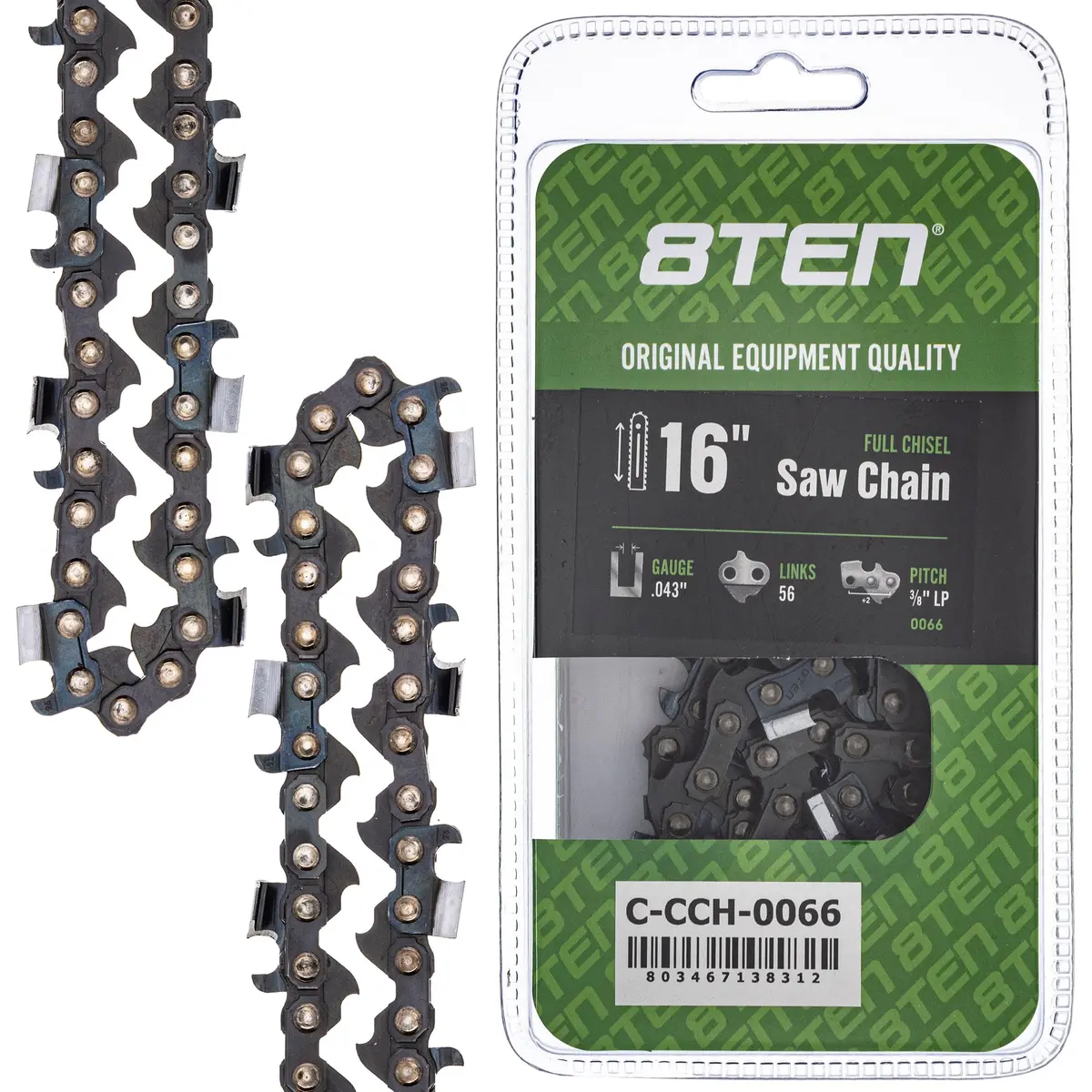 Chainsaw Chain 16 Inch .043 3/8 Lp 56Dl For 90Px056g 90Px56cq H3856 61Pmm356e 36100050056 1