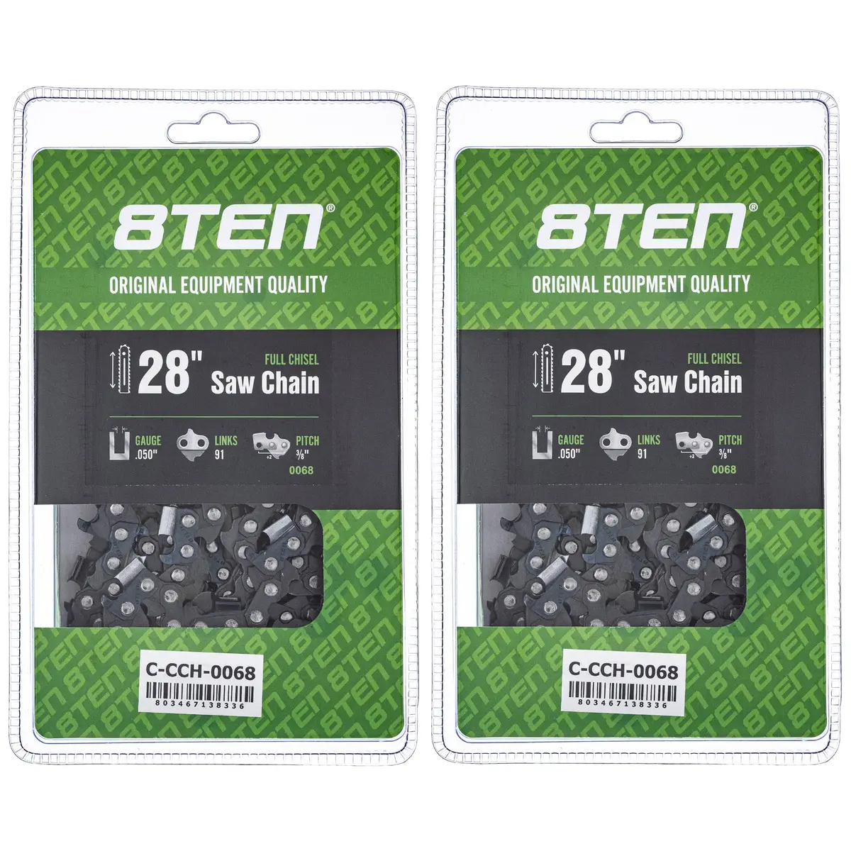 Chainsaw Chain 28 Inch .050 3/8 91Dl For Stihl 72Exj091g 72Exl091g 33Rs91e H4791 | 2-Pack 1
