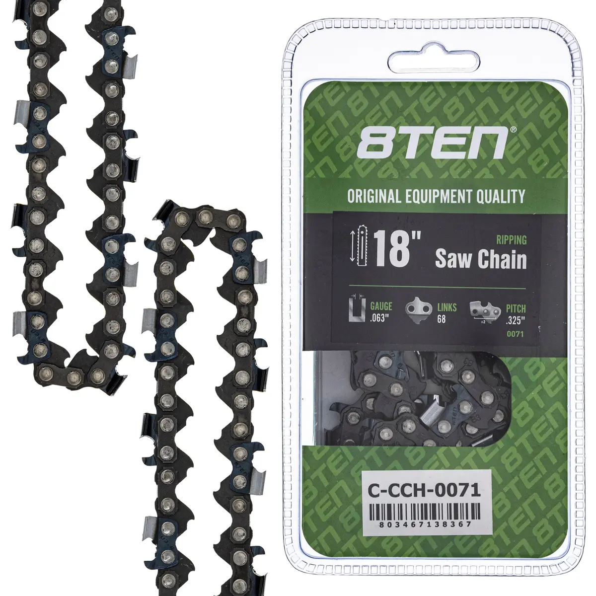 Chainsaw Chain 18 Inch .063 .325 68Dl For Stihl Homelite 26Rm368 22Bpx068g 22Lpx068g 36390050068 2