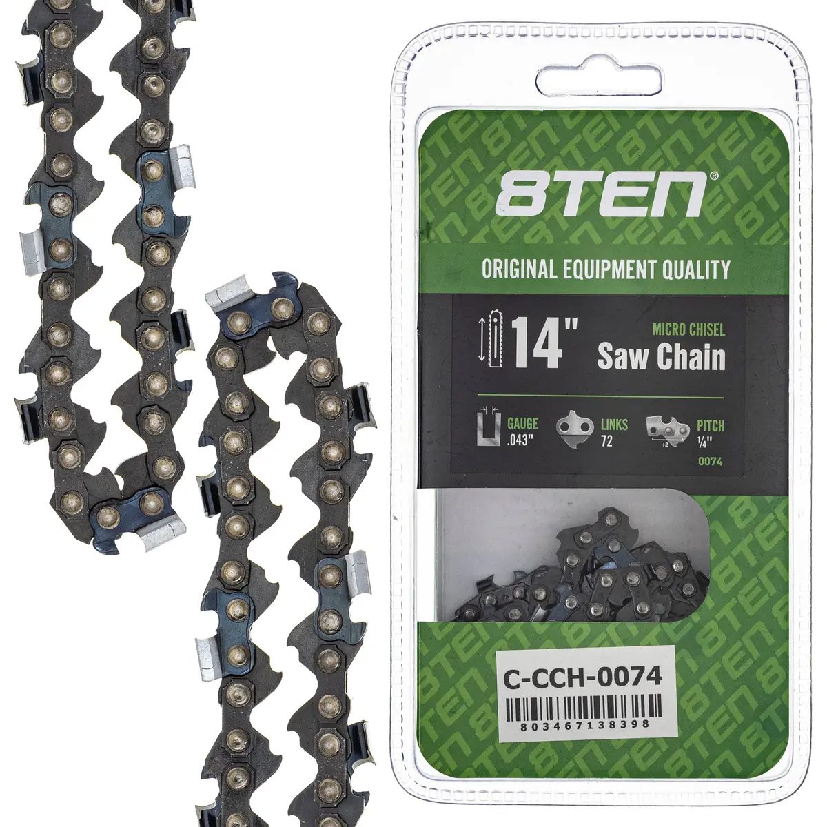 Chainsaw Chain 14 Inch .043 1/4 72Dl For Stihl 36700050072 71Pm372 1