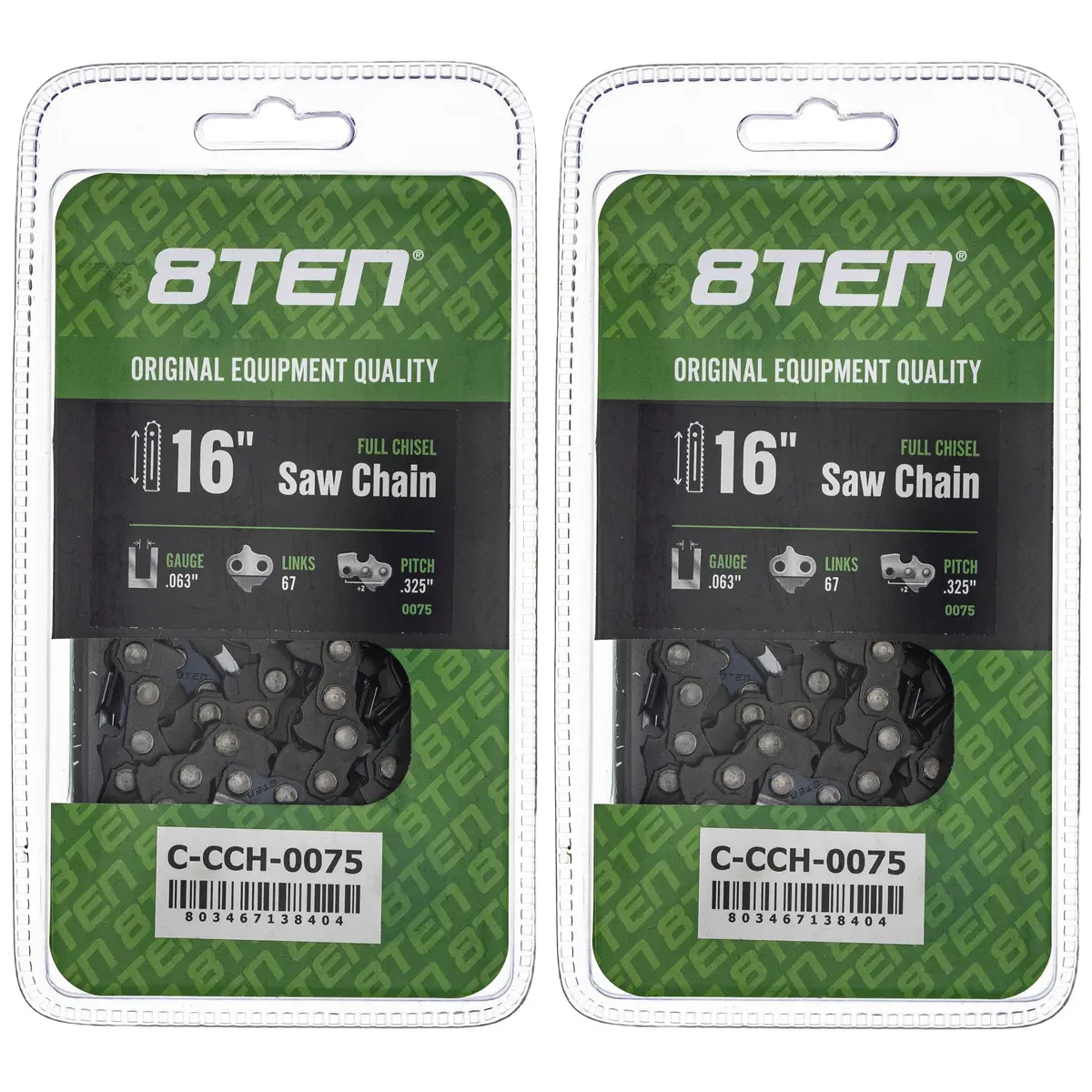 Chainsaw Chain 16 Inch .063 .325 67Dl For Stihl Solo Homelite 22Lpx067g 22Bpx067g 22Lgx067g | 2-Pack 1