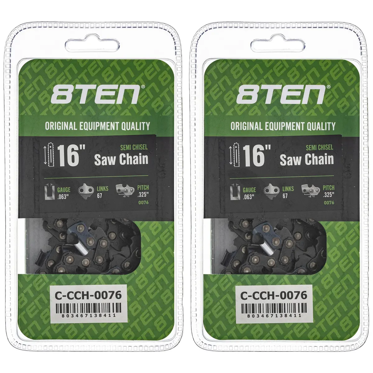 Chainsaw Chain 16 Inch .063 .325 67Dl For Stihl Solo Homelite 22Lpx067g 22Bpx067g 22Lgx067g | 2-Pack 1