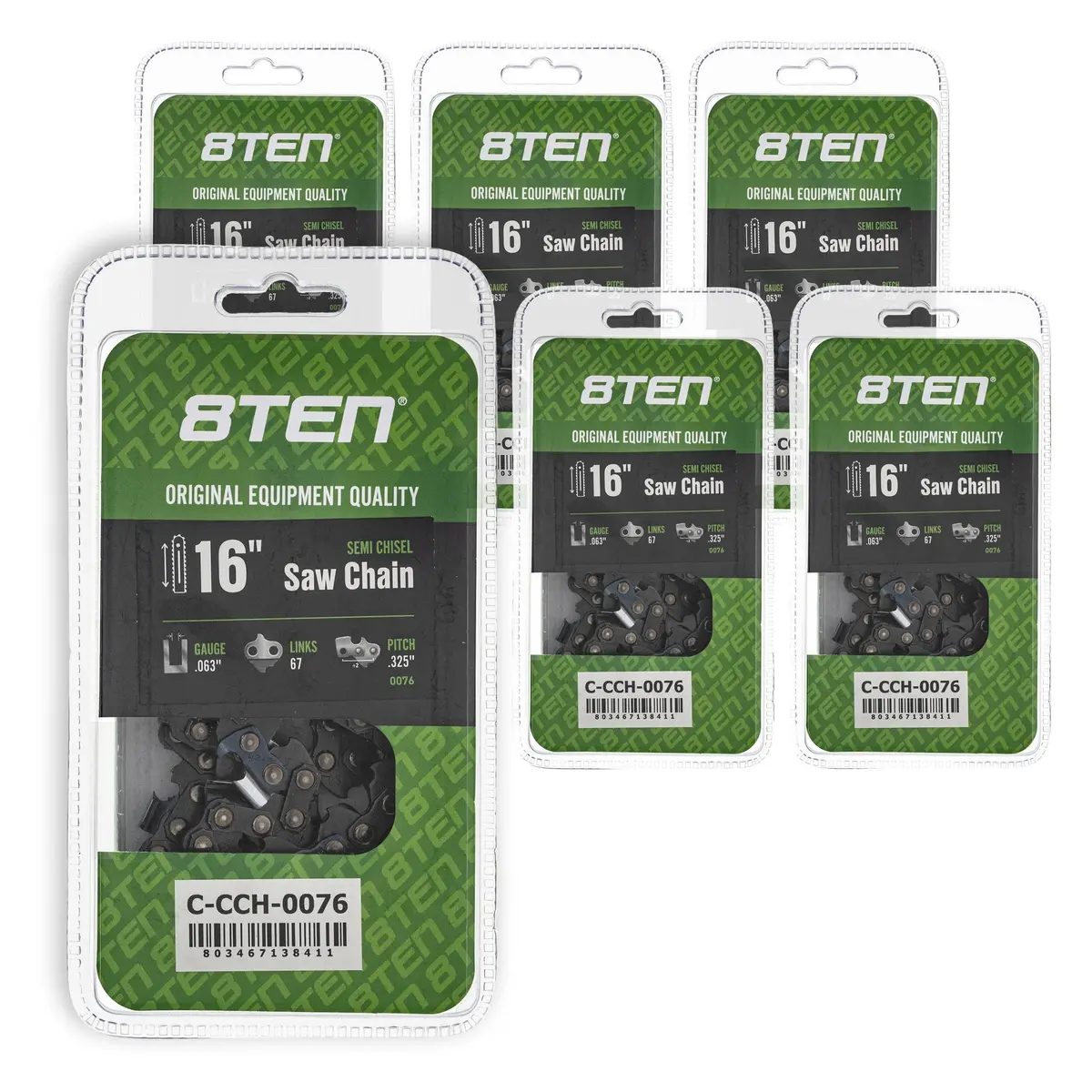 Chainsaw Chain 16 Inch .063 .325 67Dl For Stihl Solo Homelite 22Lpx067g 22Bpx067g 22Lgx067g | 6-Pack 1
