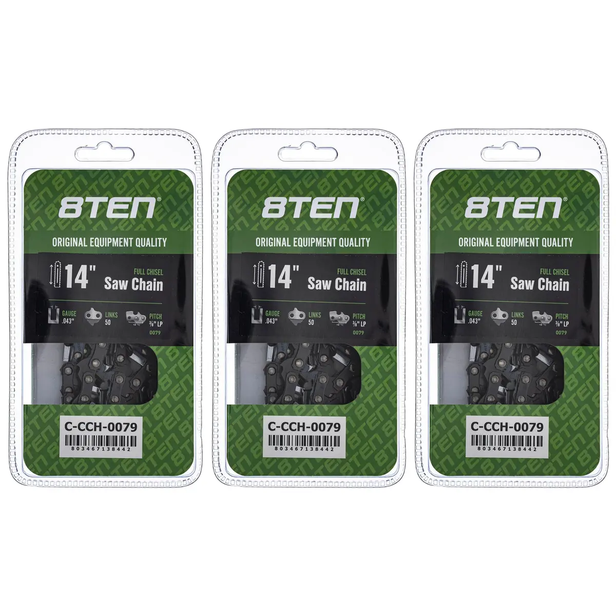 Chainsaw Chain 14 Inch .043 3/8 Lp 50Dl For Stihl Homelite 90Px050g R50 61Pmm350e H3850 36100050050 | 3-Pack 1