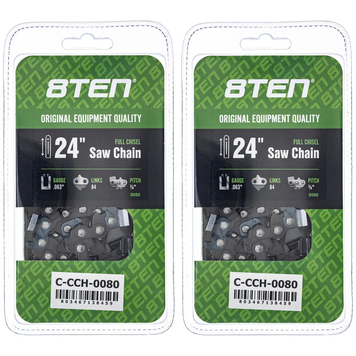 Chainsaw Chain 24 Inch .063 3/8 84Dl For Dolmar 75Exl084g H5084 36Rs84e 36210050084 | 2-Pack 1