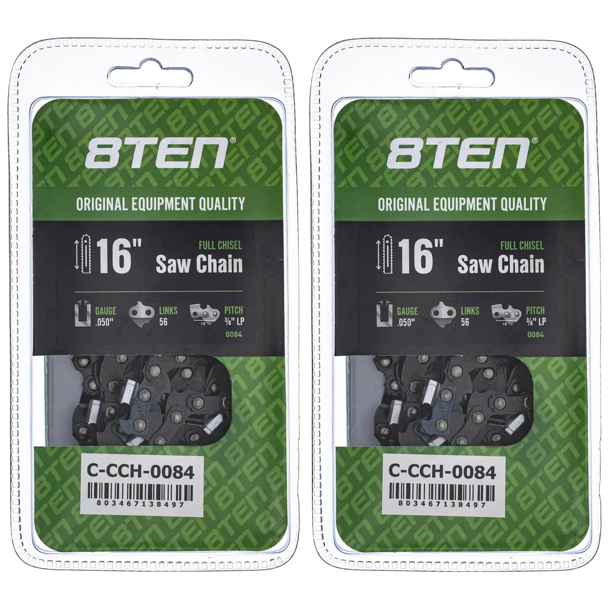 Chainsaw Chain 16 Inch .050 3/8 Lp 56Dl For Husqvarna 576936556 501847056 91Px056g 91Vxl056g | 2-Pack 1