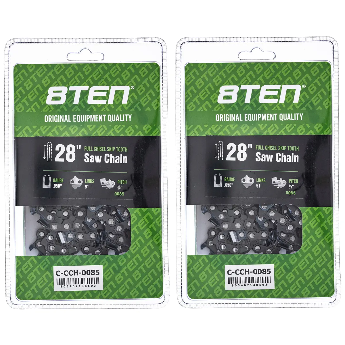 Chainsaw Chain 28 Inch .050 3/8 91Dl For Stihl 72Exj091g 72Exl091g 33Rs91e H4791 | 2-Pack 1