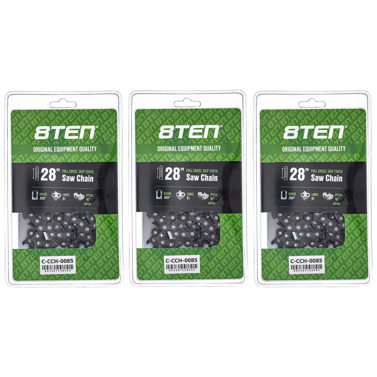 Chainsaw Chain 28 Inch .050 3/8 91Dl For Stihl 72Exj091g 72Exl091g 33Rs91e H4791 | 3-Pack 1