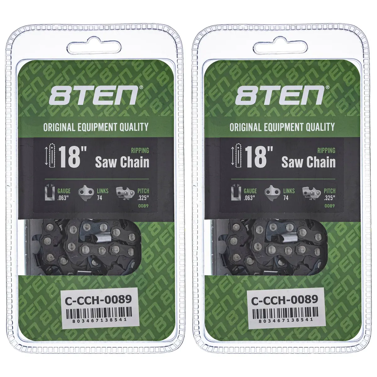 Chainsaw Chain 18 Inch .063 .325 74Dl For Stihl Solo Homelite 22Bpx074g 22Lpx074g 591104274 | 2-Pack 1